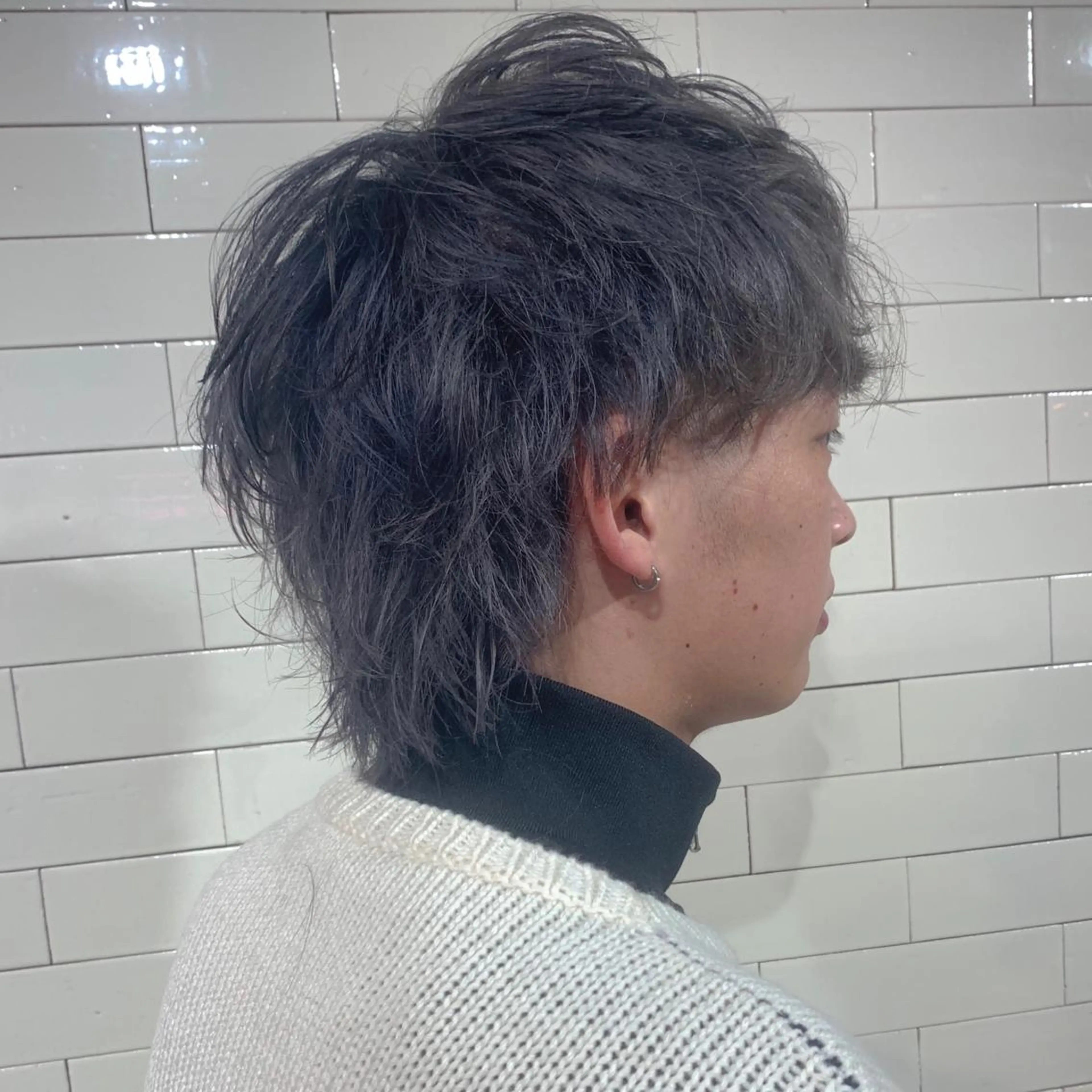 ショート カラー ヘアアレンジ メンズ メンズブリーチ メンズウルフカット ブリーチ ケアブリーチ ウルフカット 🦋レイヤーカット ミドリカワ🦋のヘアスタイル