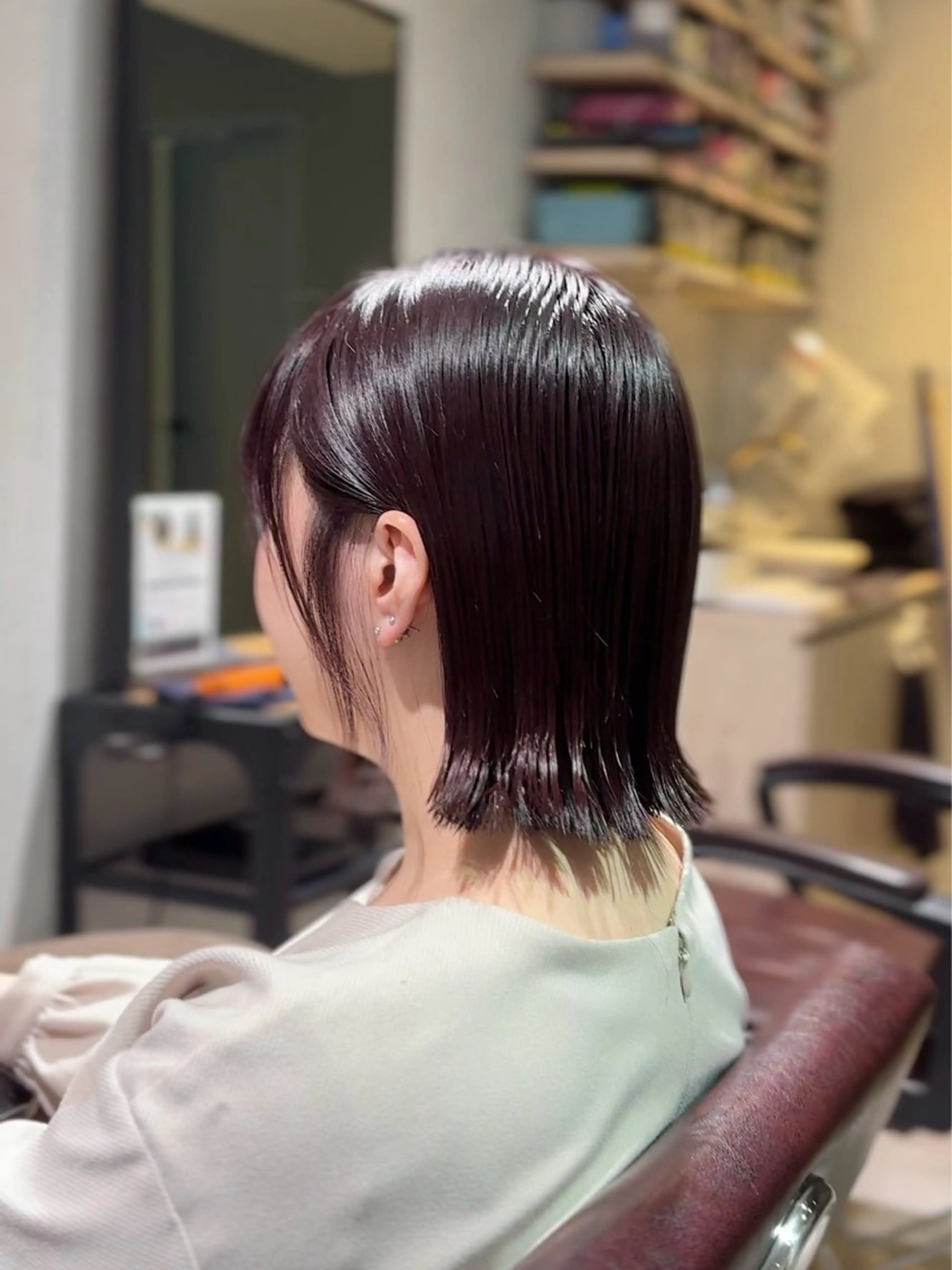 ミディアム 宮沢 英佑のヘアスタイル