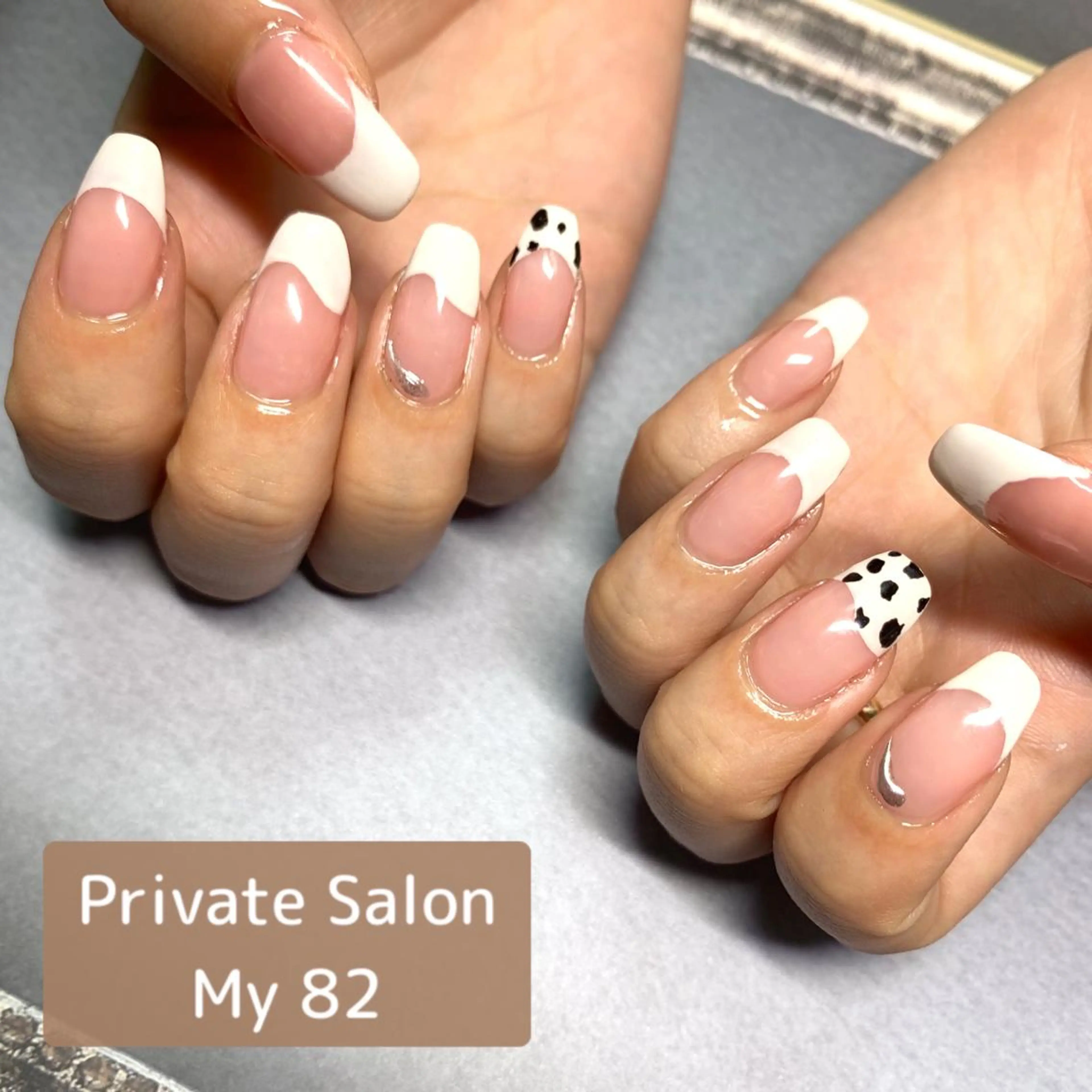 ネイル フレンチネイル Private Sa lon  MARLOのネイルデザイン