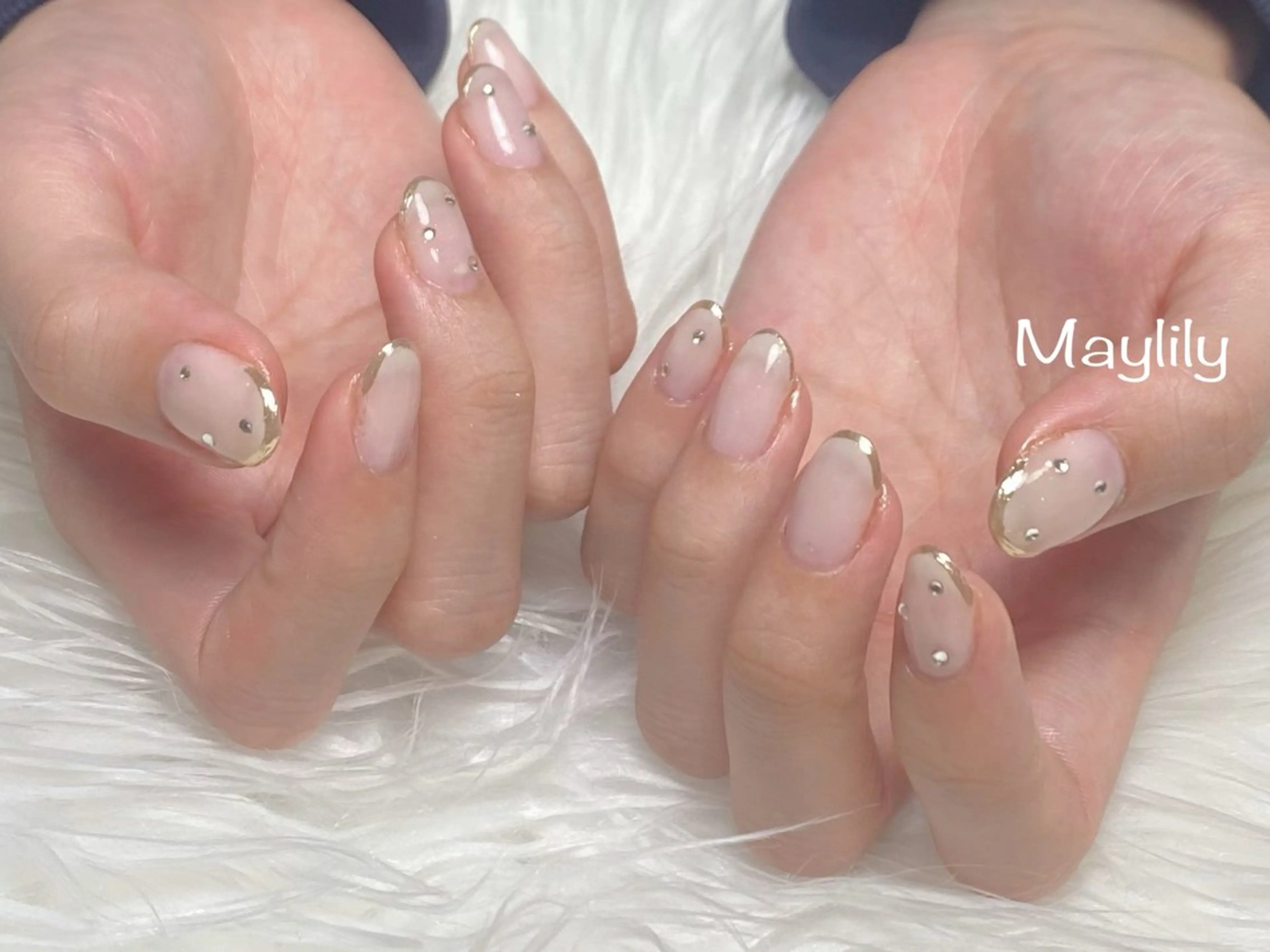 ネイル 持ち込み ハンドネイル Nail salon Maylilyのネイルデザイン