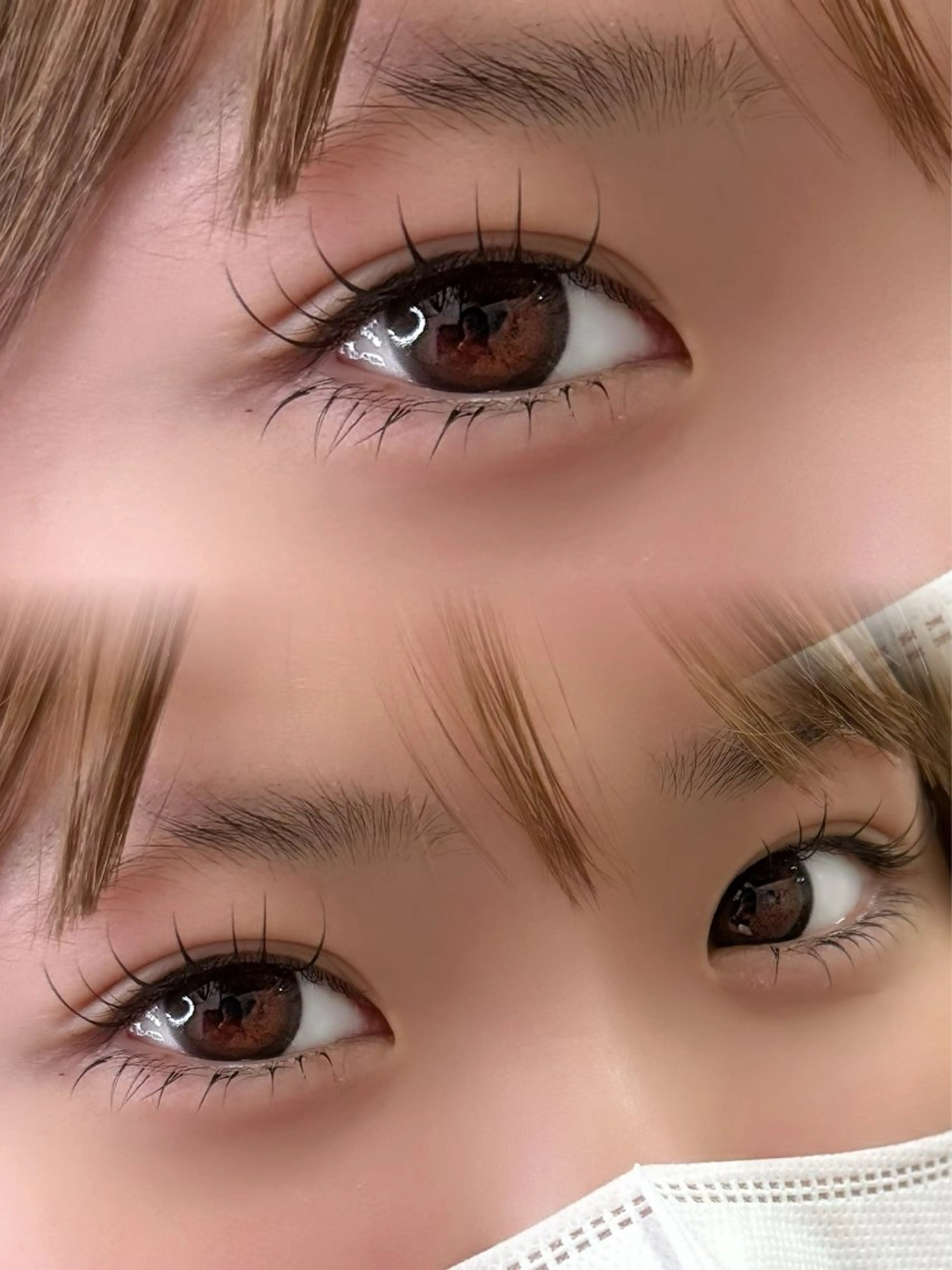 上下エクステ！上120本/下40本　他店オフ無料、アイシャンプー付きの写真