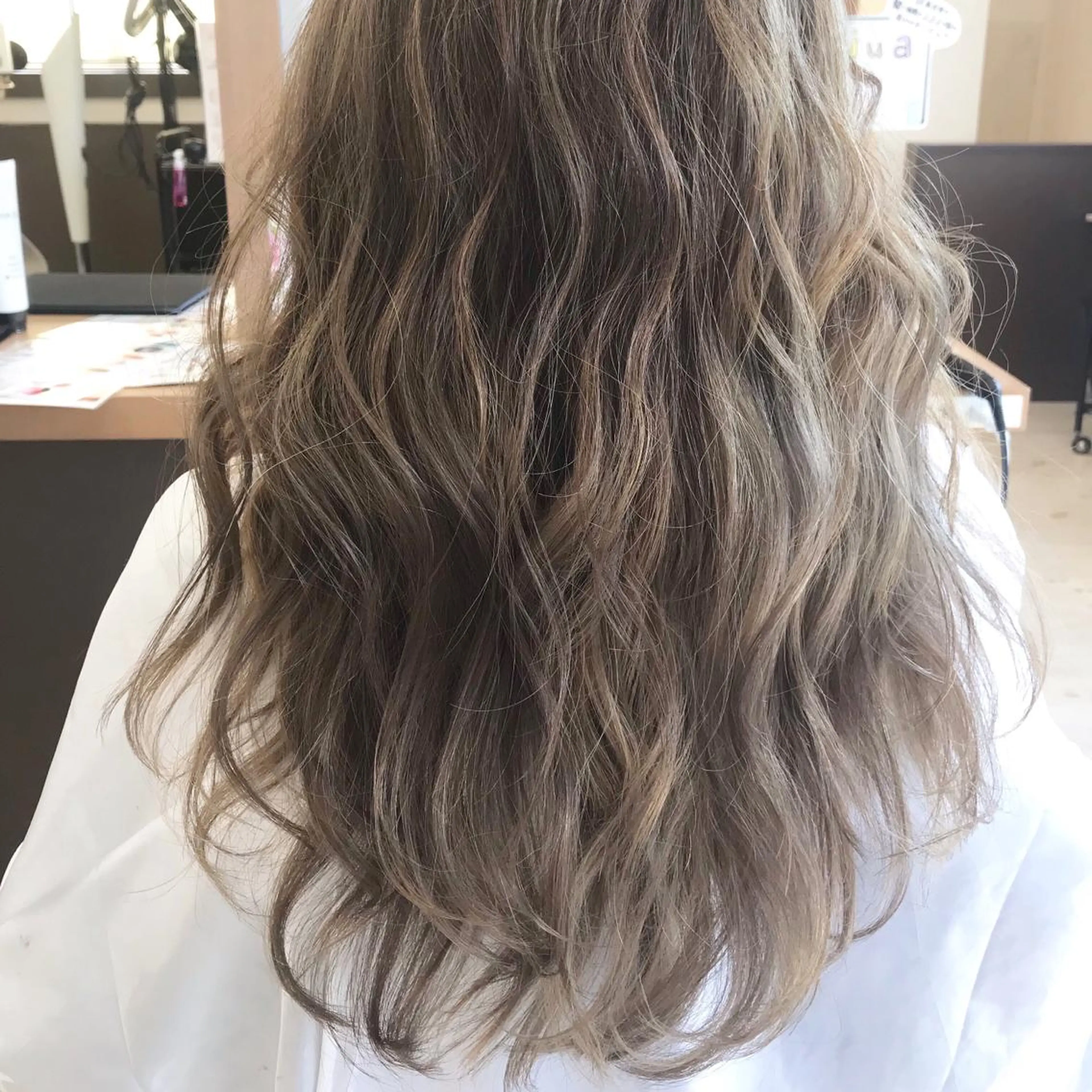 ロング カラー パーマ ヘアアレンジ メンズ キッズ ネイル マツエク・マツパ 子どものヘアアレンジ Lien 深井店のヘアスタイル