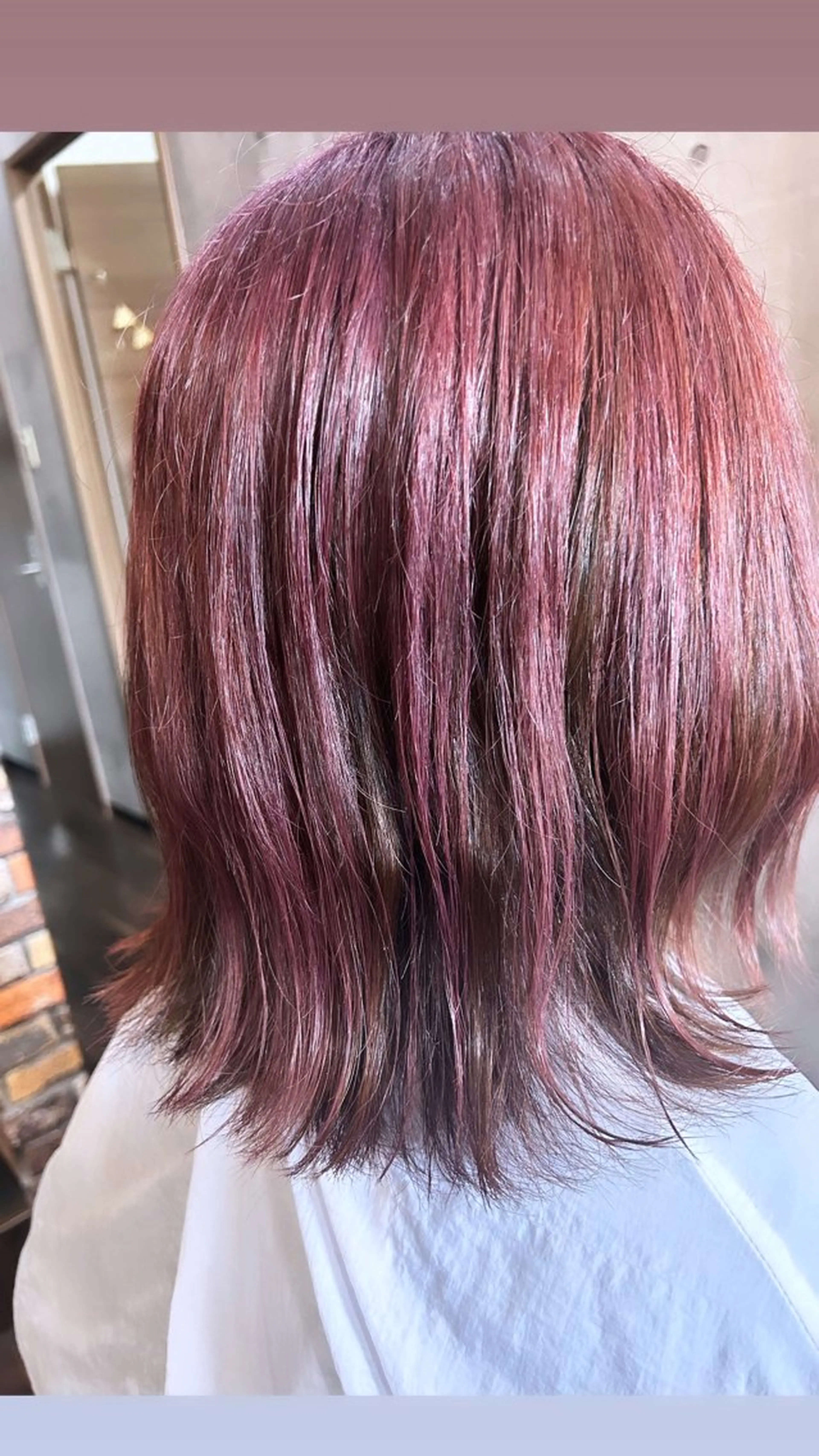 ミディアム higashi chiriのヘアスタイル