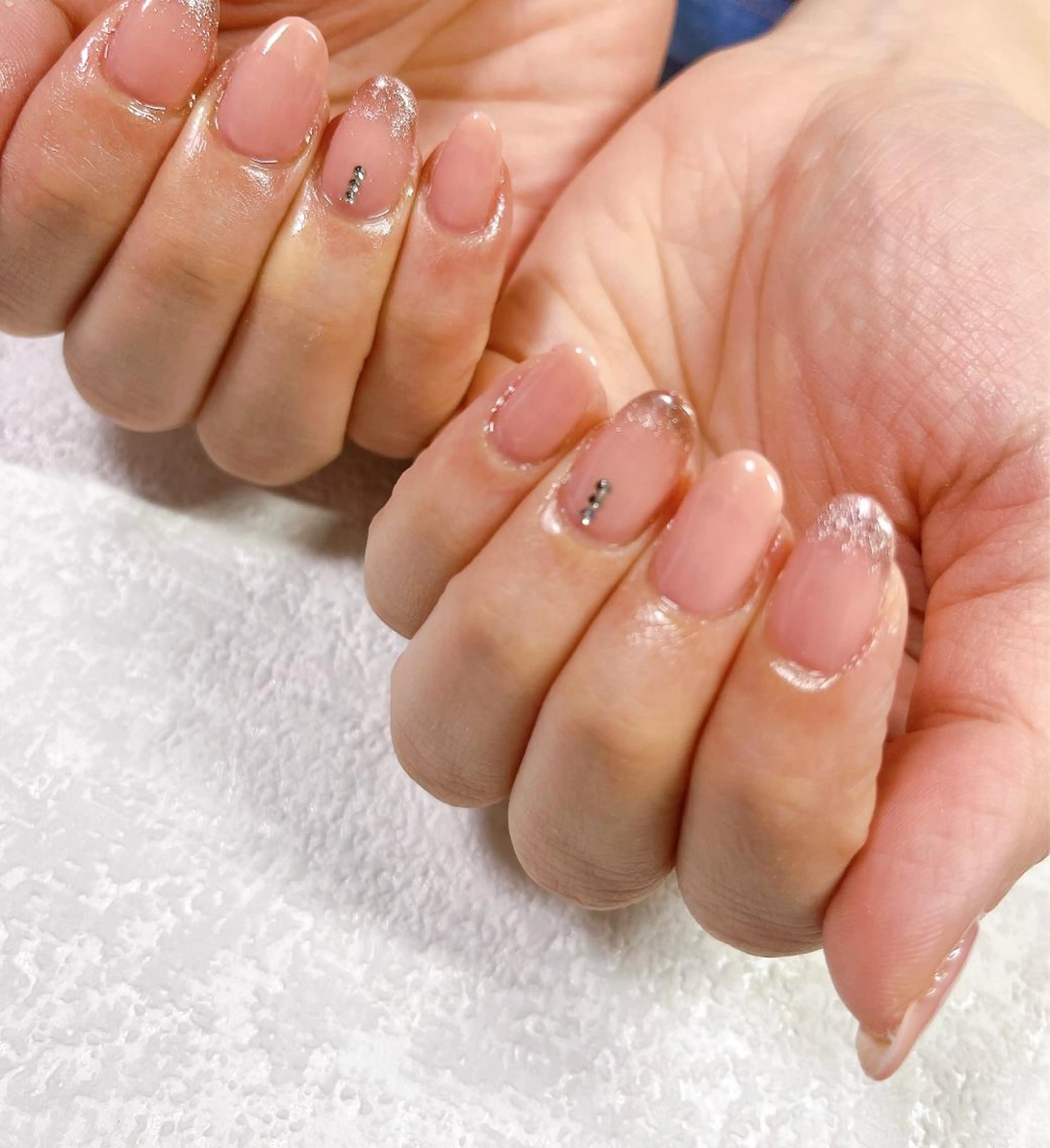 ネイル オーロラネイル フラワーネイル フットネイル フレンチネイル ジェルネイル kikinail 溝の口のネイルデザイン