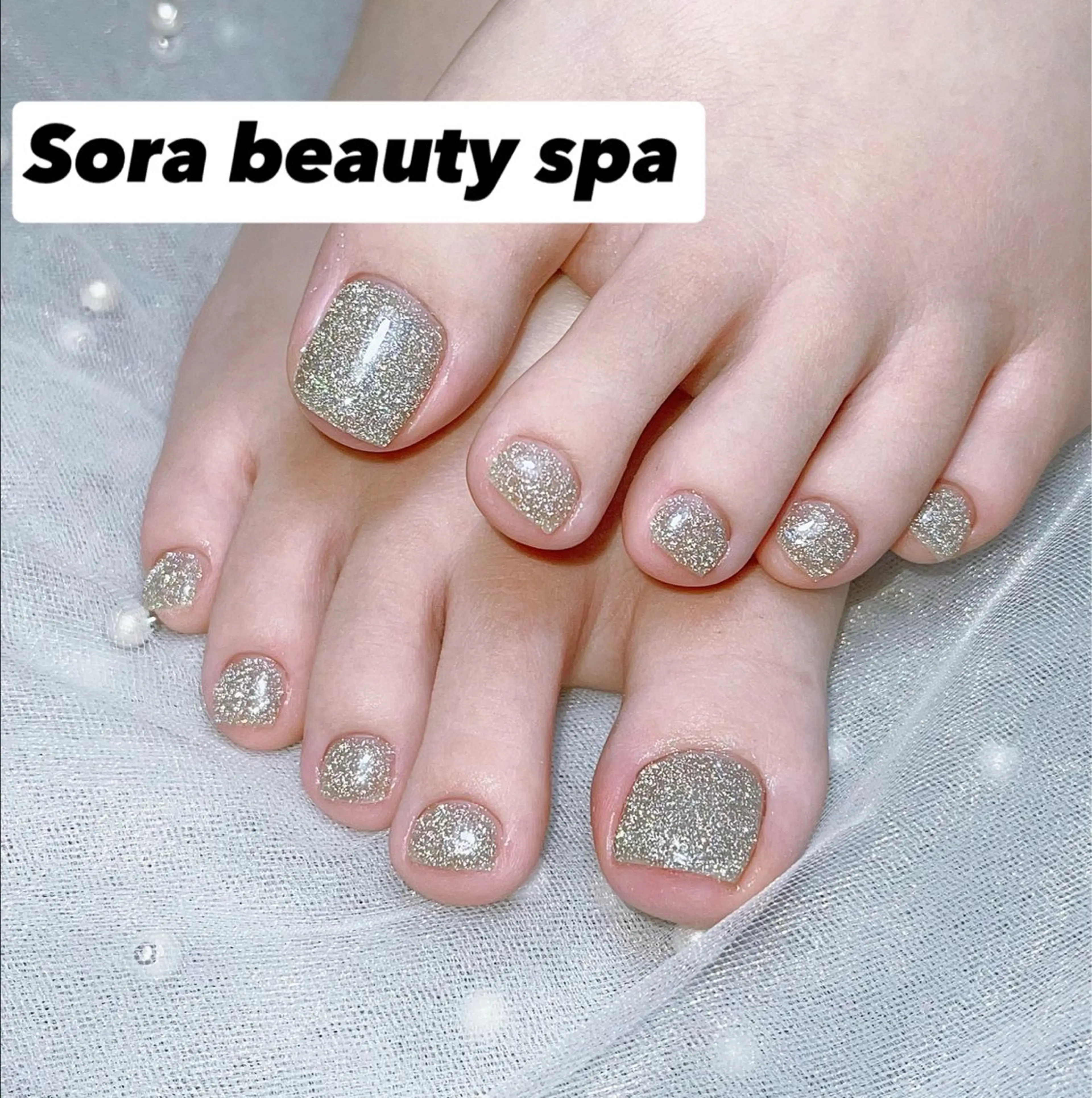 《フットオフなし》ワンカラー🩷(ラメ/マグ変更+500円)の写真