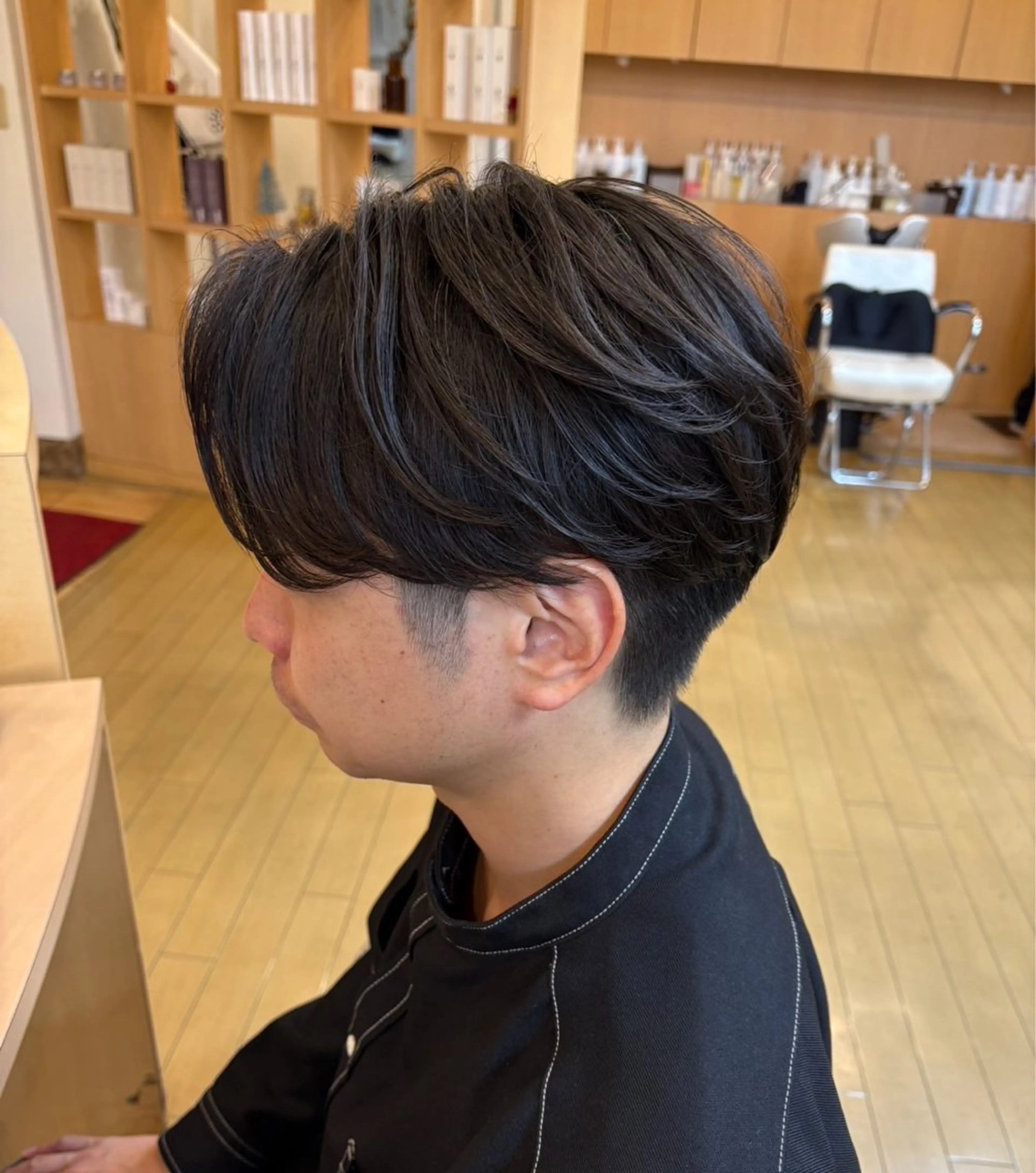 メンズ マッシュ ツーブロック 刈り上げ 🎀井田 愛梨 /ツヤ感カラー🎀のマツエク・マツパデザイン
