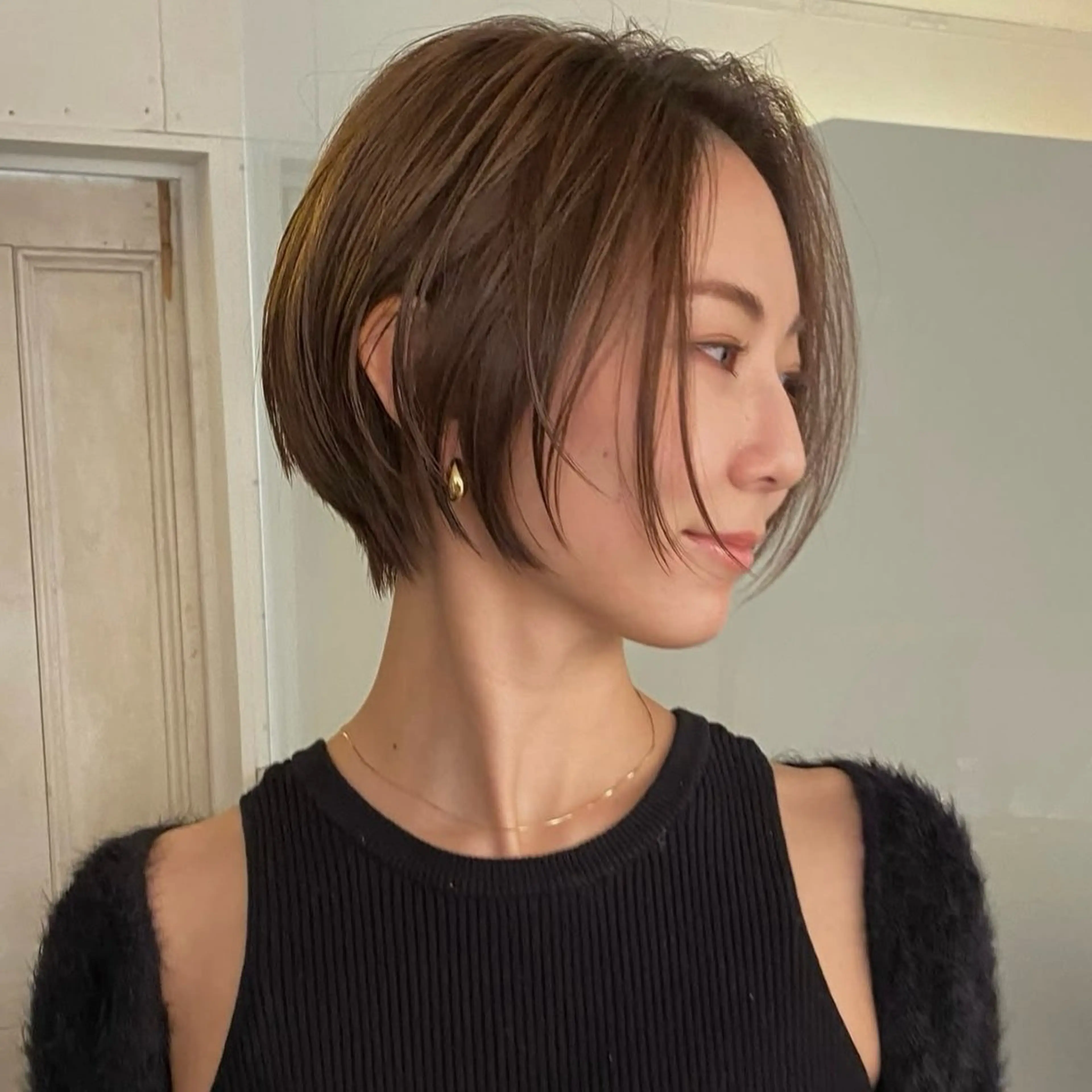 ショート ショートヘア ブリーチなし/透明感 /ショート/大世のヘアスタイル