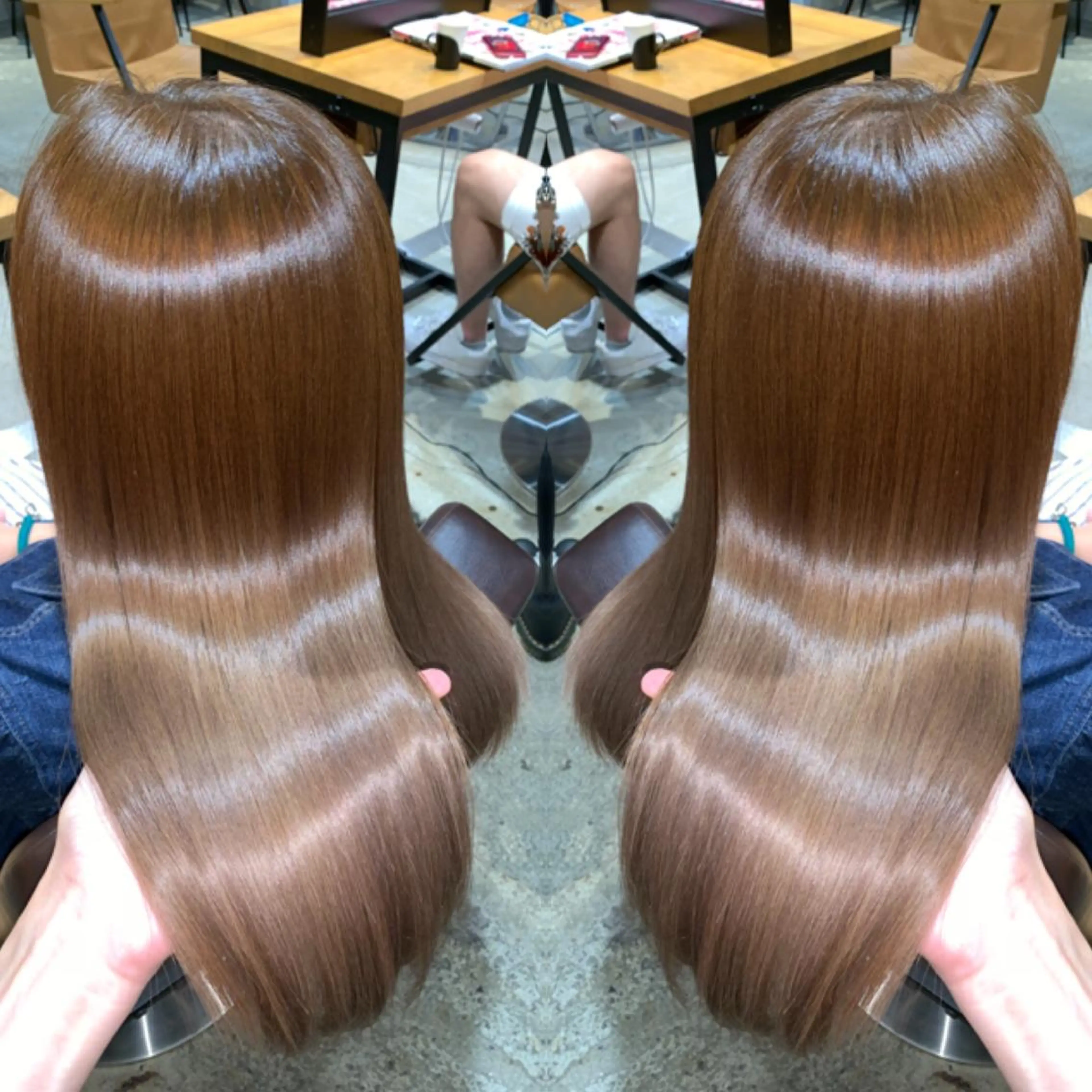 ロング 縮毛矯正/髪質改善 井上智秀のヘアスタイル