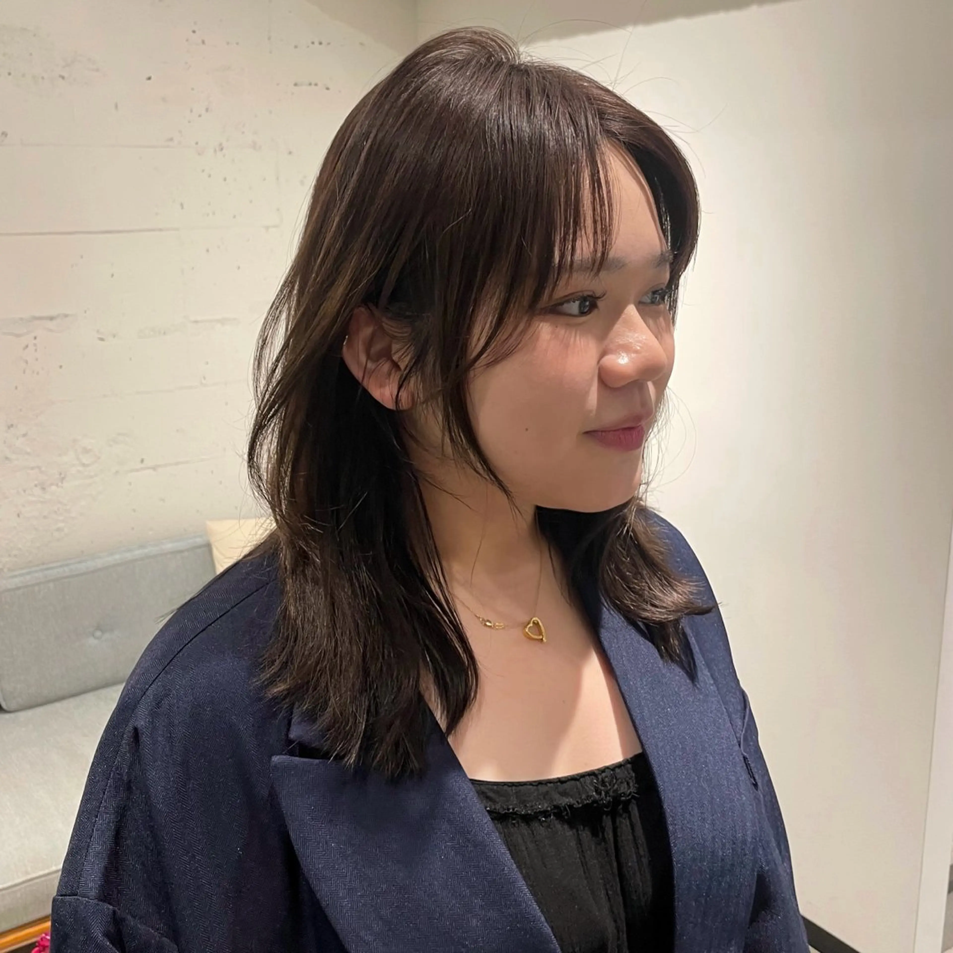 セミロング カラー ヘアカラー トリートメント 暖色カラー / rio🐏 / 目黒のヘアスタイル