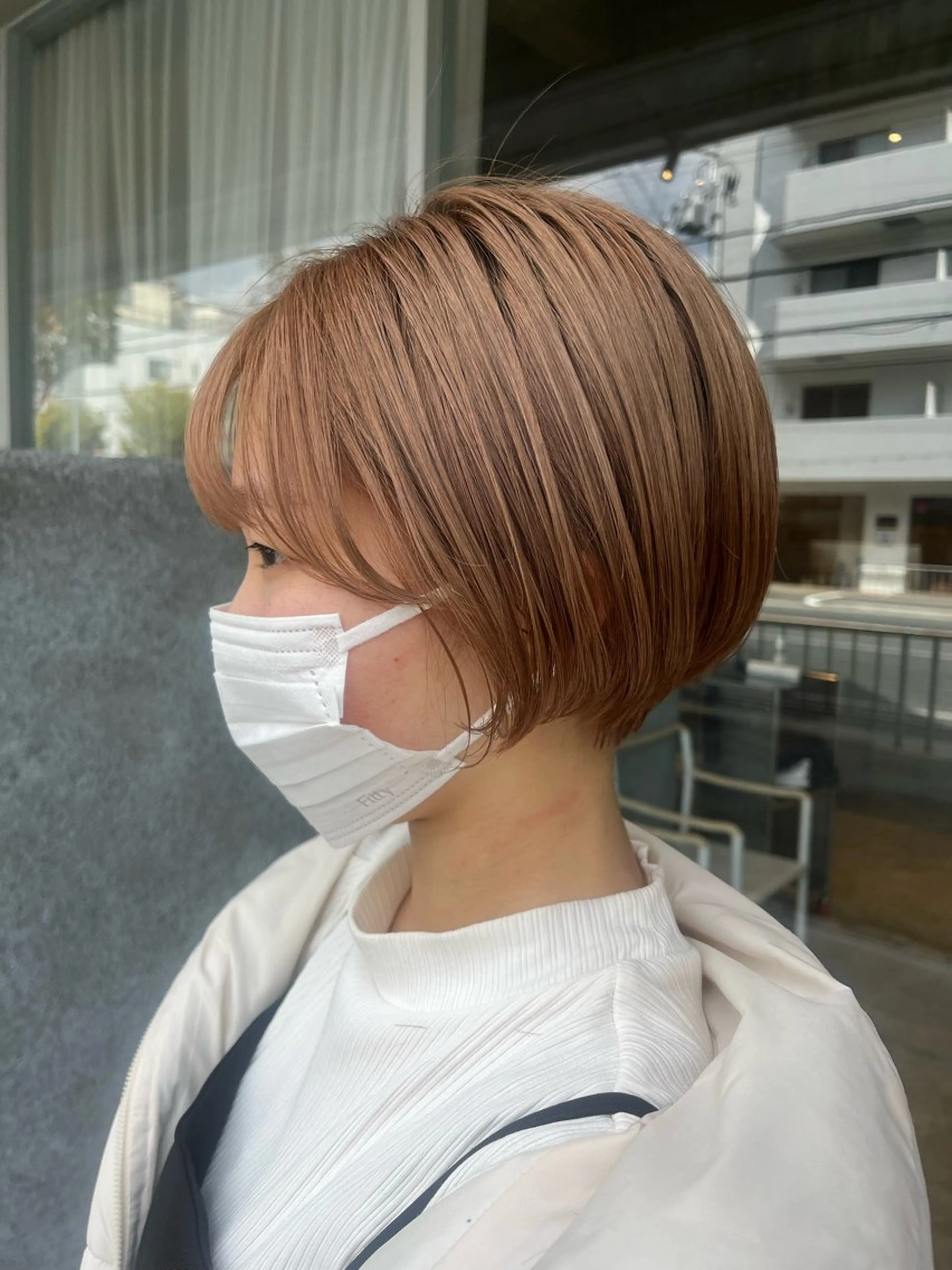 ショート 藤井 美歩/赤髪のヘアスタイル