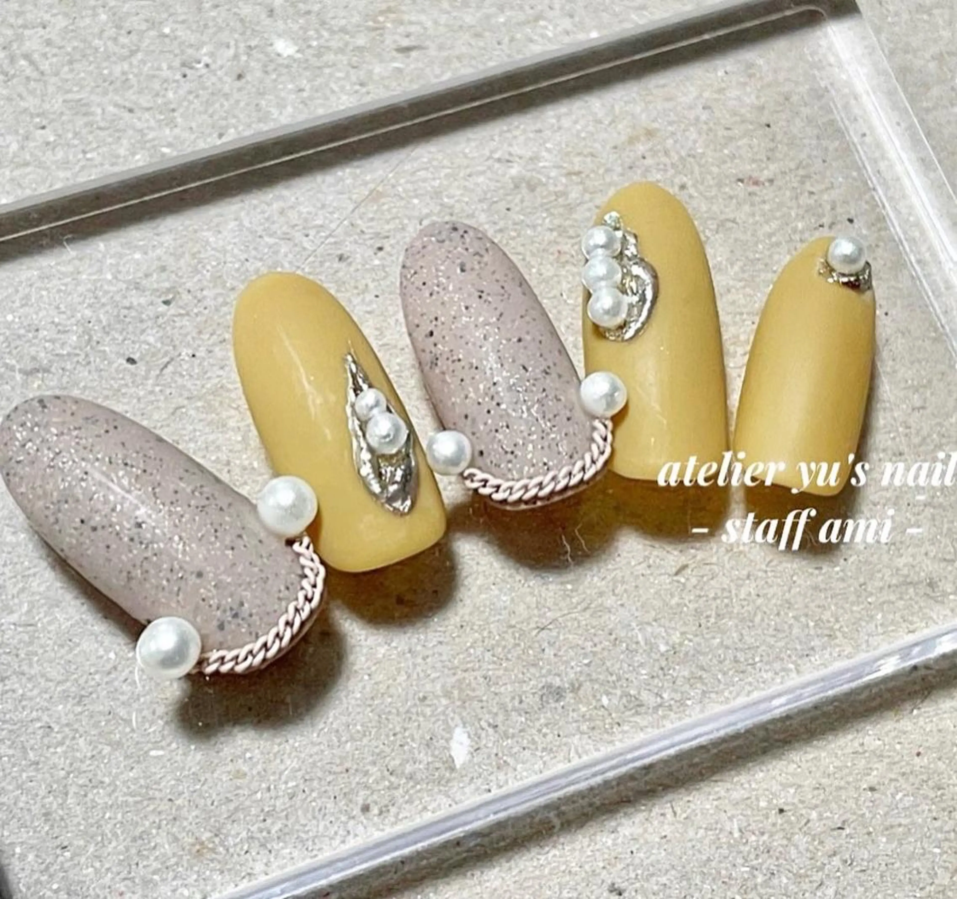 ネイル ハンドネイル ハンドケア atelier yu's nailのネイルデザイン