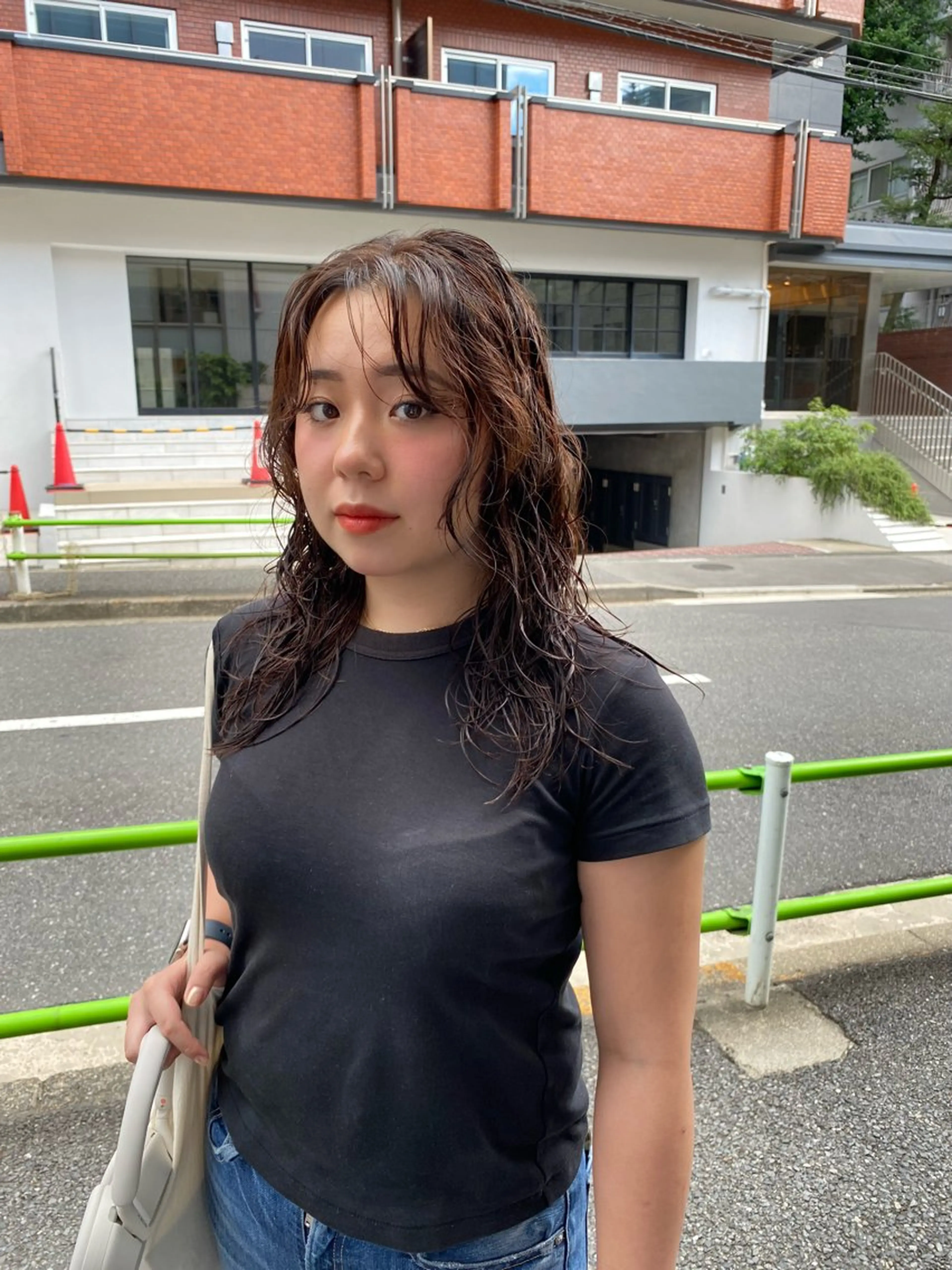 ロング パーマ 低ダメージパーマ ケアパーマ/武田明大のヘアスタイル