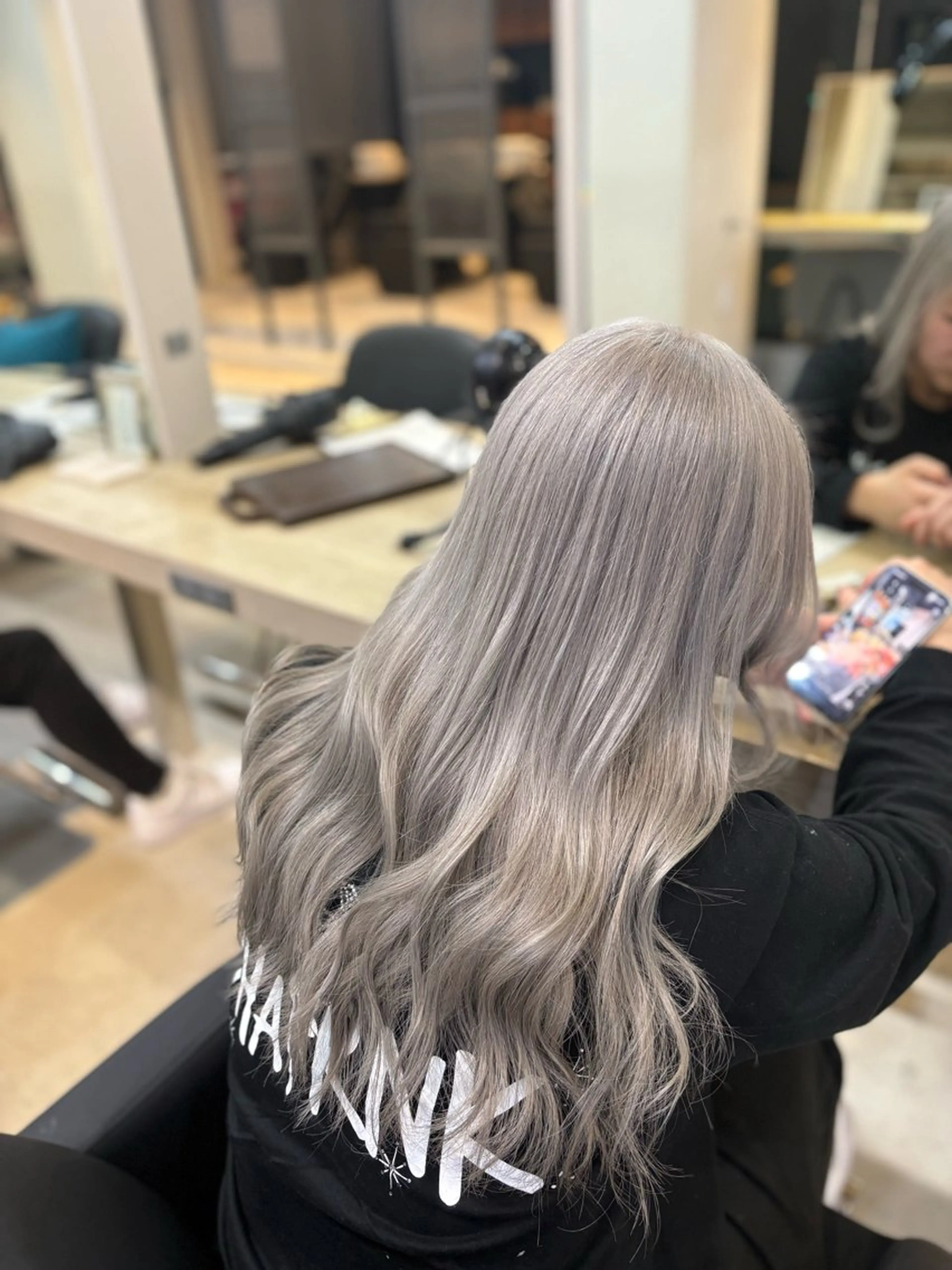 ロング カラー ヘアカラー 東 凱斗のヘアスタイル
