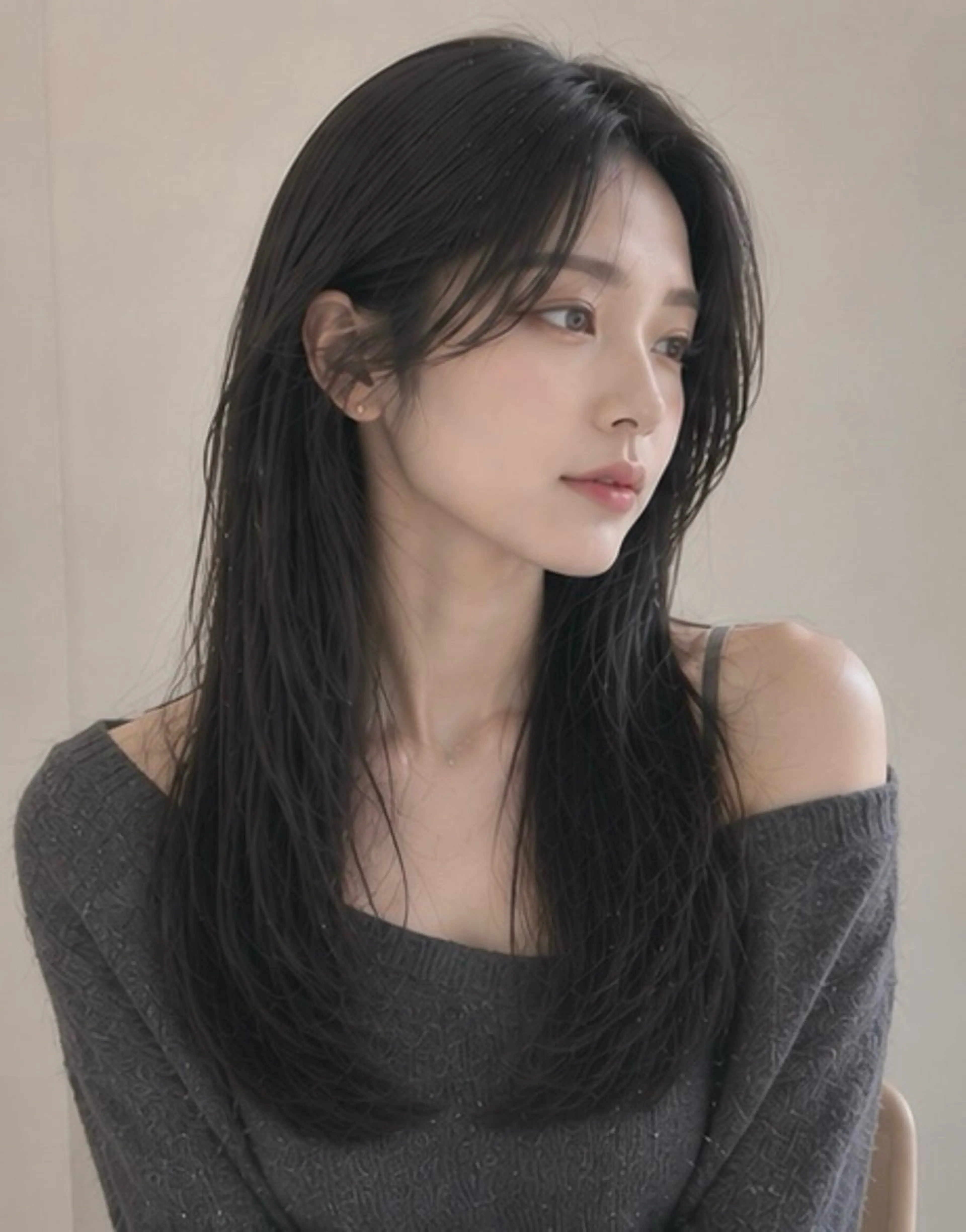 ロング カラー カット ヘアカラー トリートメント Garden 浅草蔵前のヘアスタイル