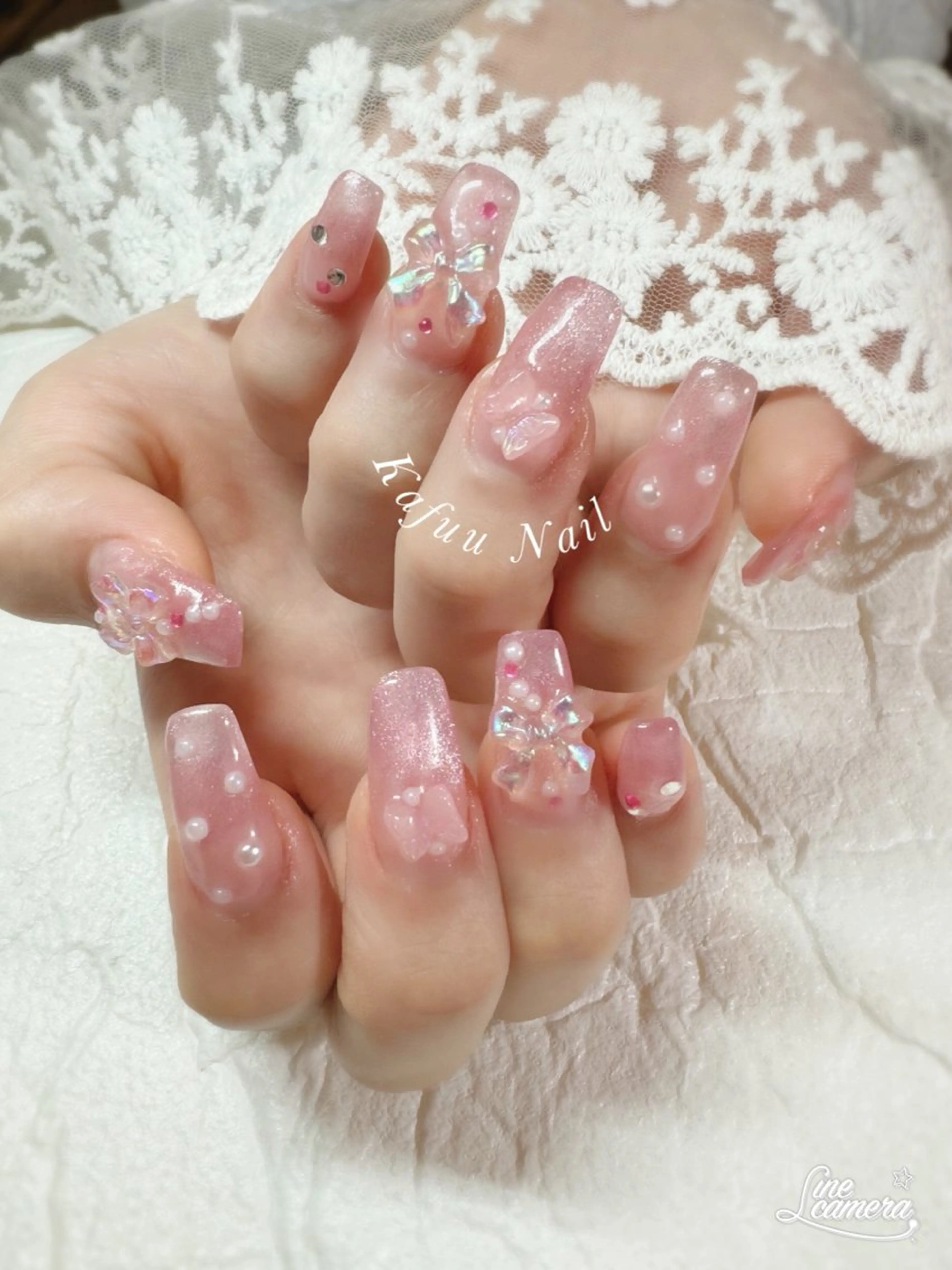 ロング Kafuu Nailのネイルデザイン
