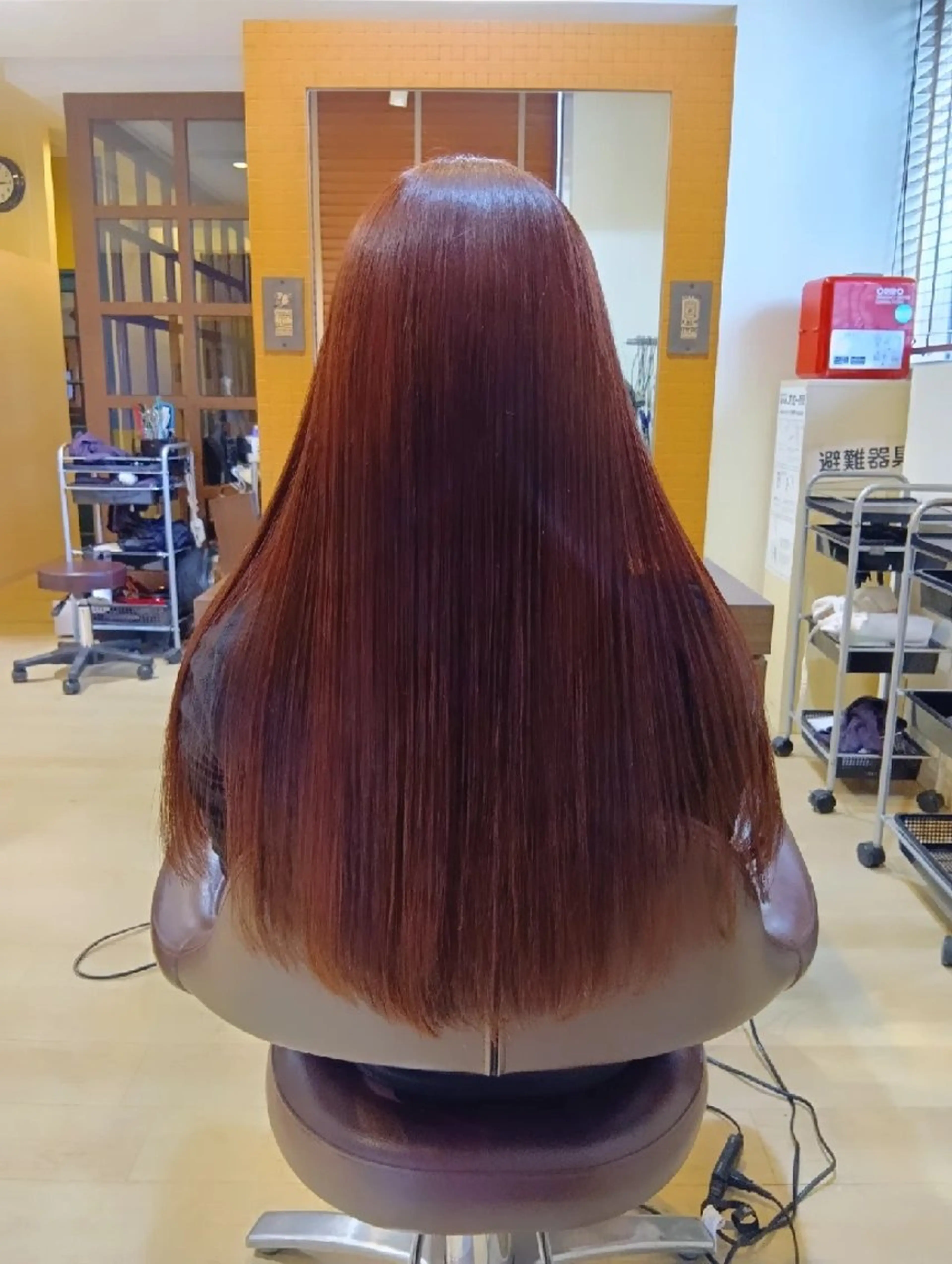 カラー ロング ブラウンカラー ピンクカラー ピンクブラウン トリートメント カット ヘアカラー トリートメント 小林暢🌟Orque 髪質改善サロン🌙のヘアスタイル