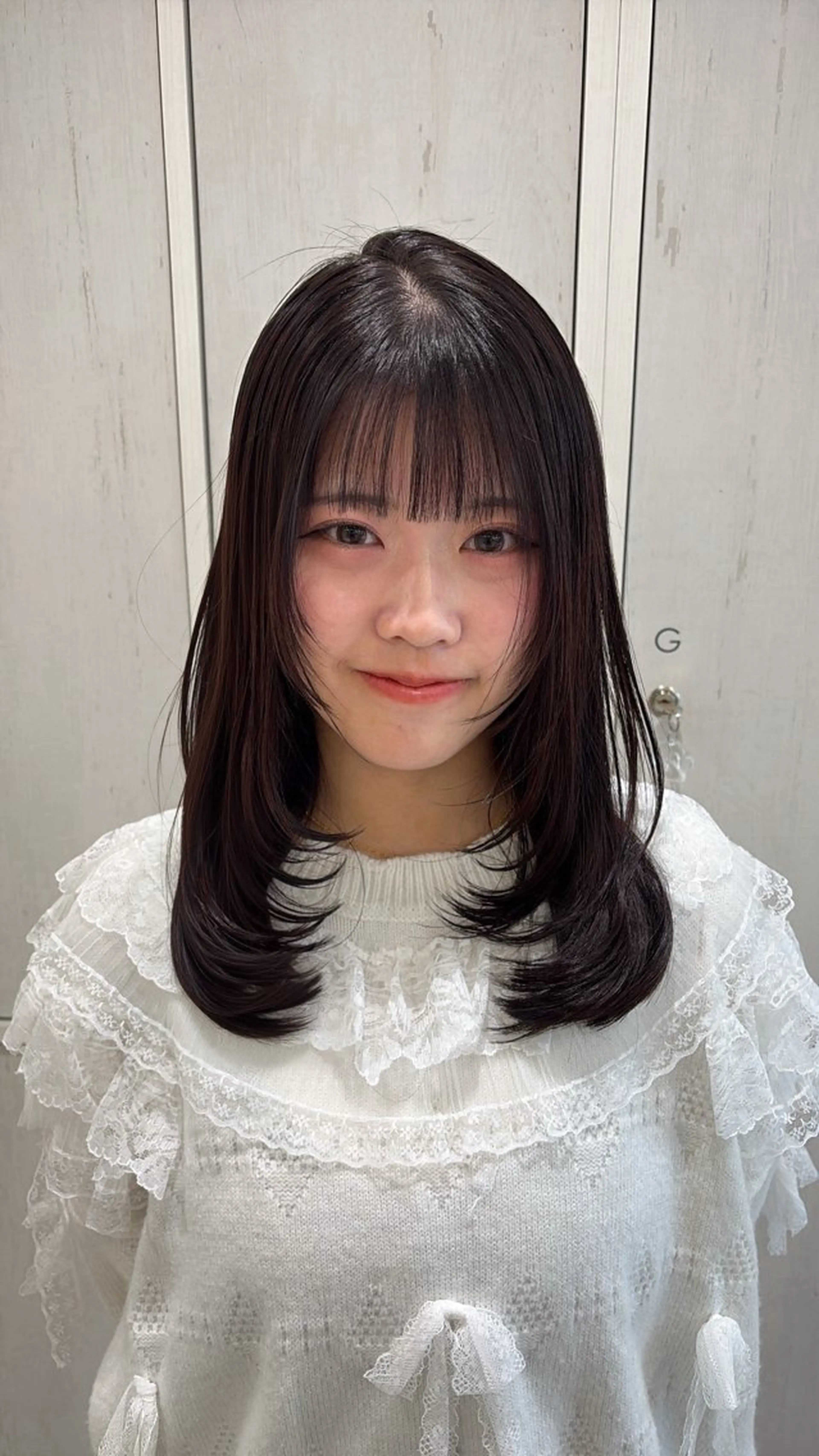 ミディアム カット hana/海外風ヘア /レイヤーカット🪐のヘアスタイル