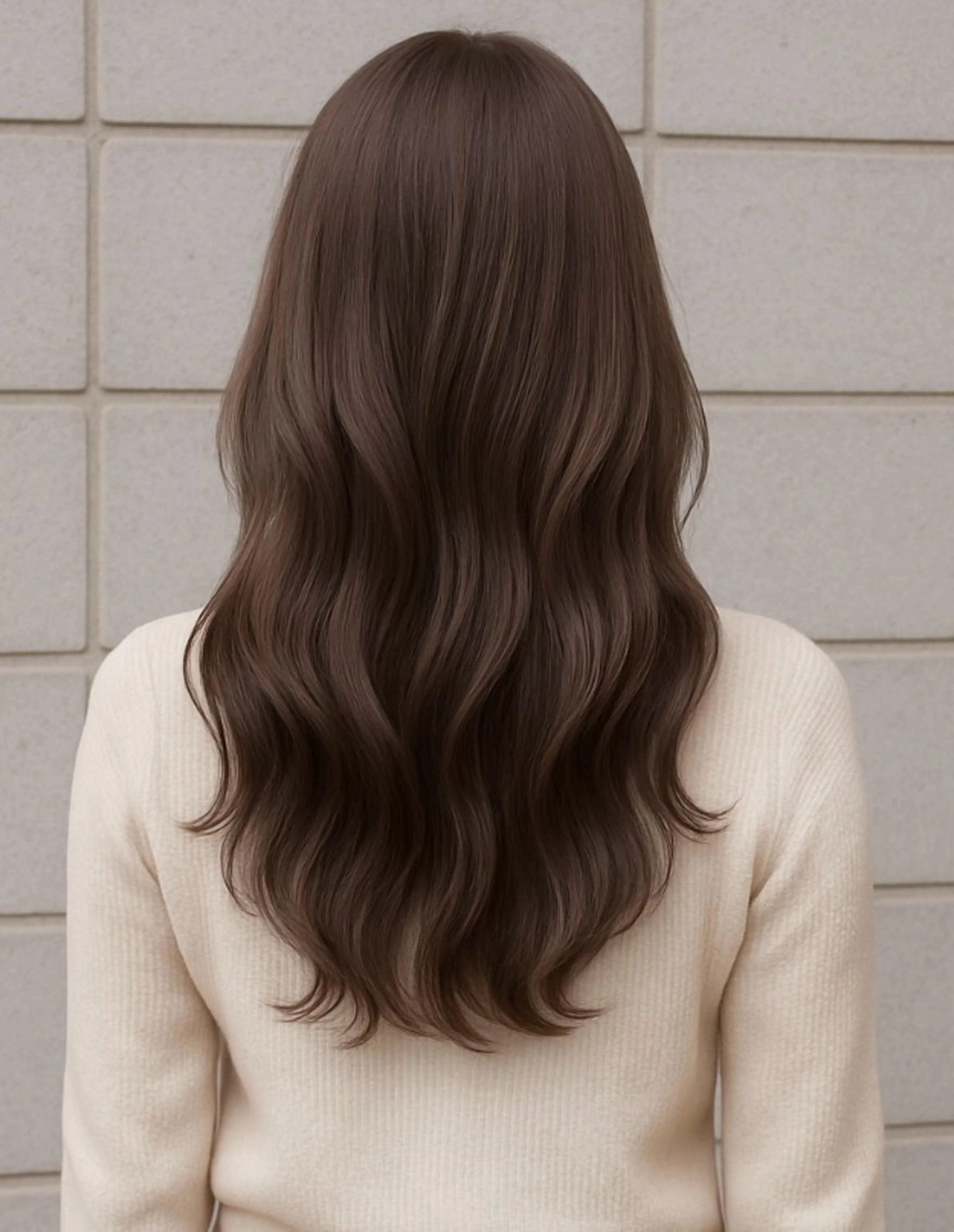 セミロング カラー パーマ 髪質改善\艶髪カラー 💐園田さやかのヘアスタイル