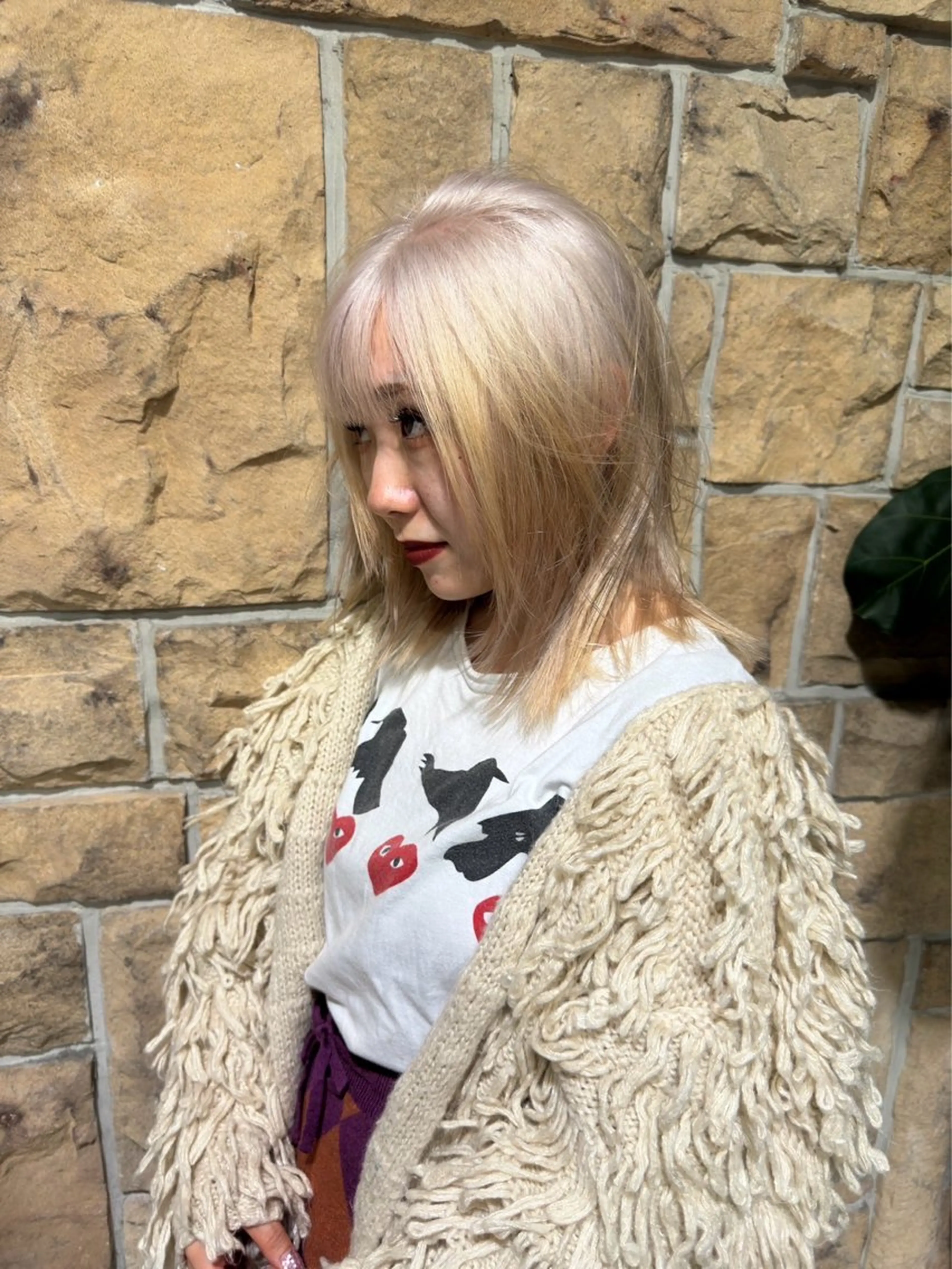 セミロング レイヤー/マツエク 💋𝑨𝑵𝑵𝑨のヘアスタイル