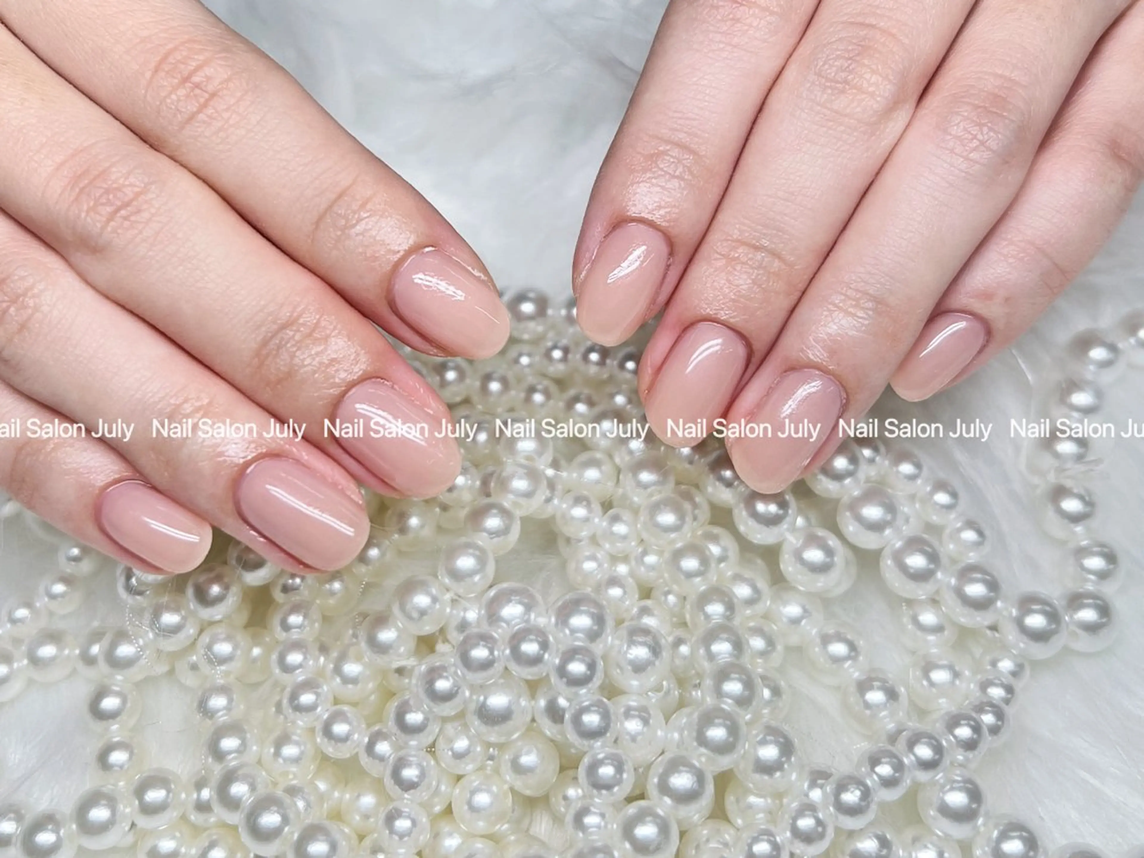 ネイル アートネイル オーロラネイル ジェルネイル ガーリー キラキラネイル July モモのネイルデザイン