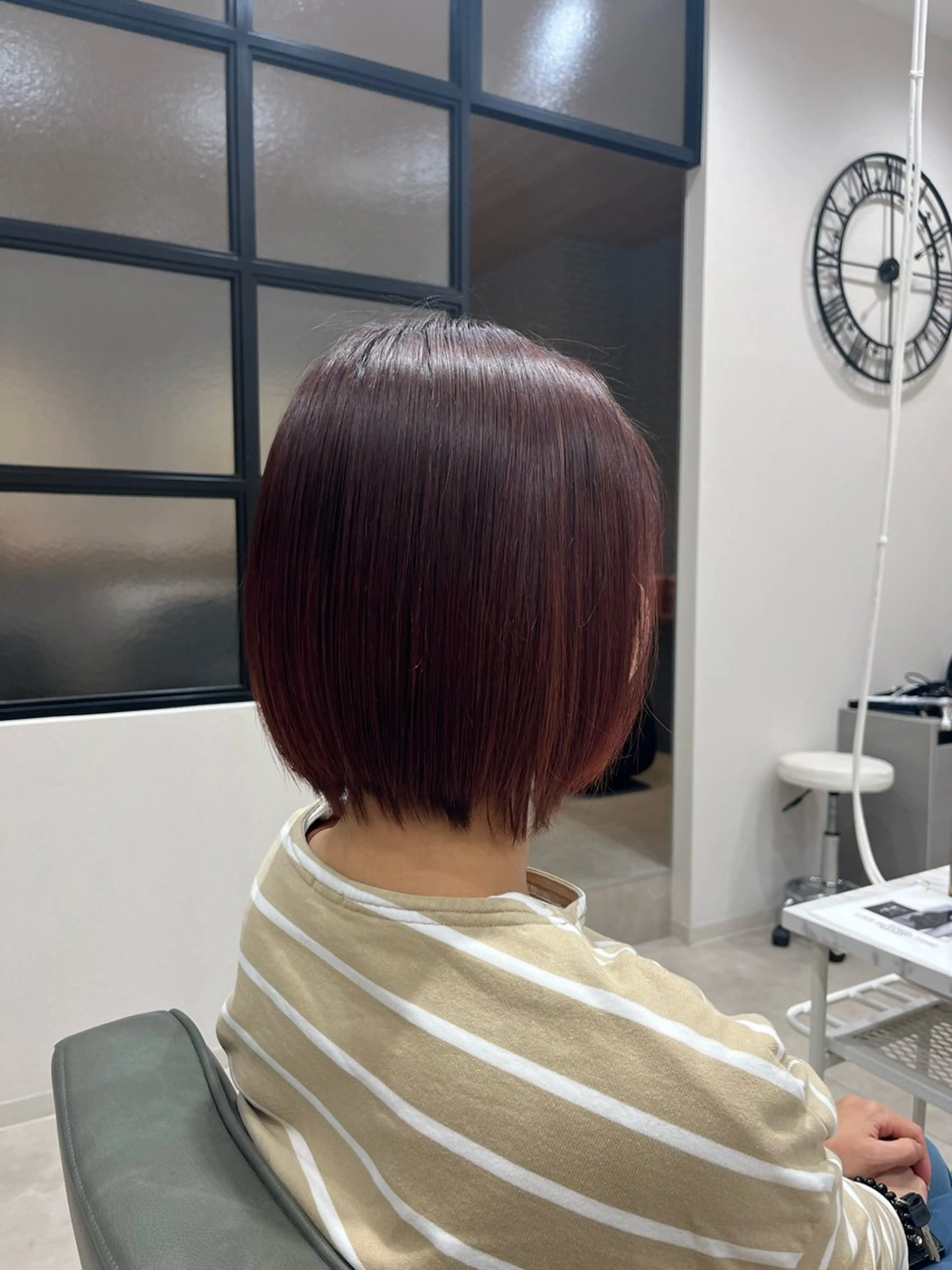 カラー ヘアカラー トリートメント Lapel green所属・カラーモデル Takahataのヘアスタイル