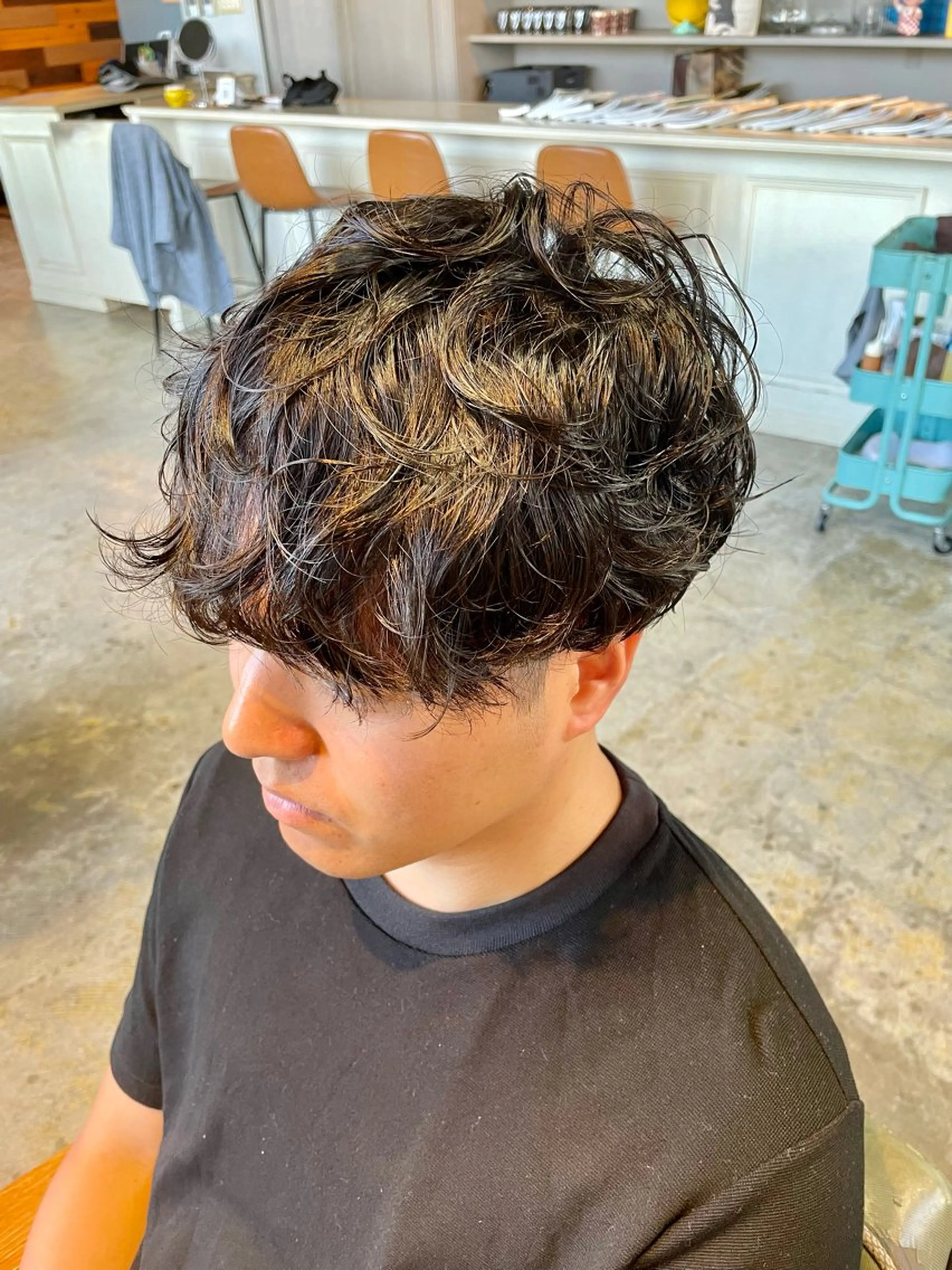 パーマ メンズ 新規再来率No.1 金山/メンズパーマのヘアスタイル