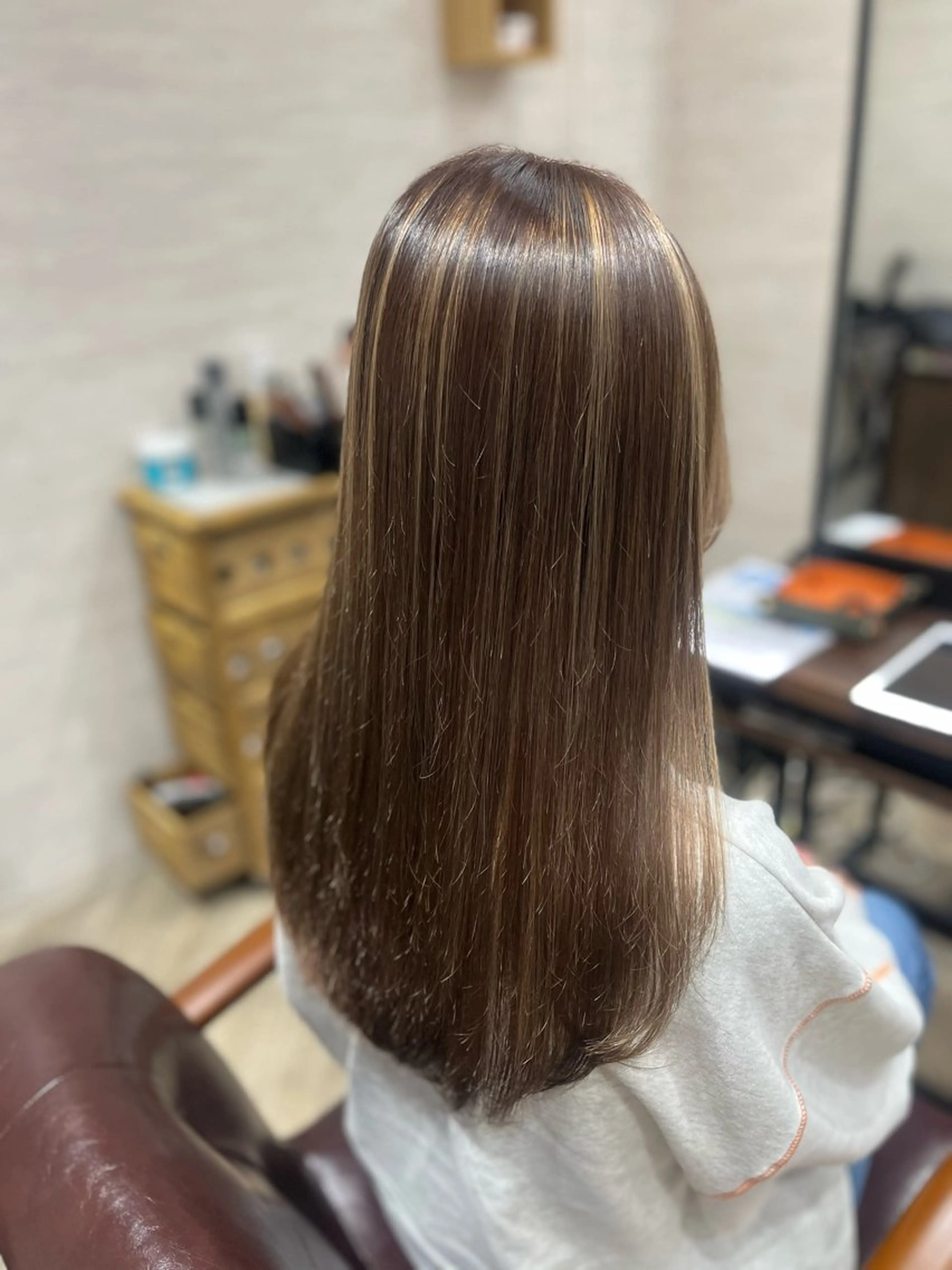 ロング カラー ハイライトカラー ハイライト カット ヘアカラー トリートメント 🫧ぷる艶カラー🫧 Yuubi🦩のヘアスタイル