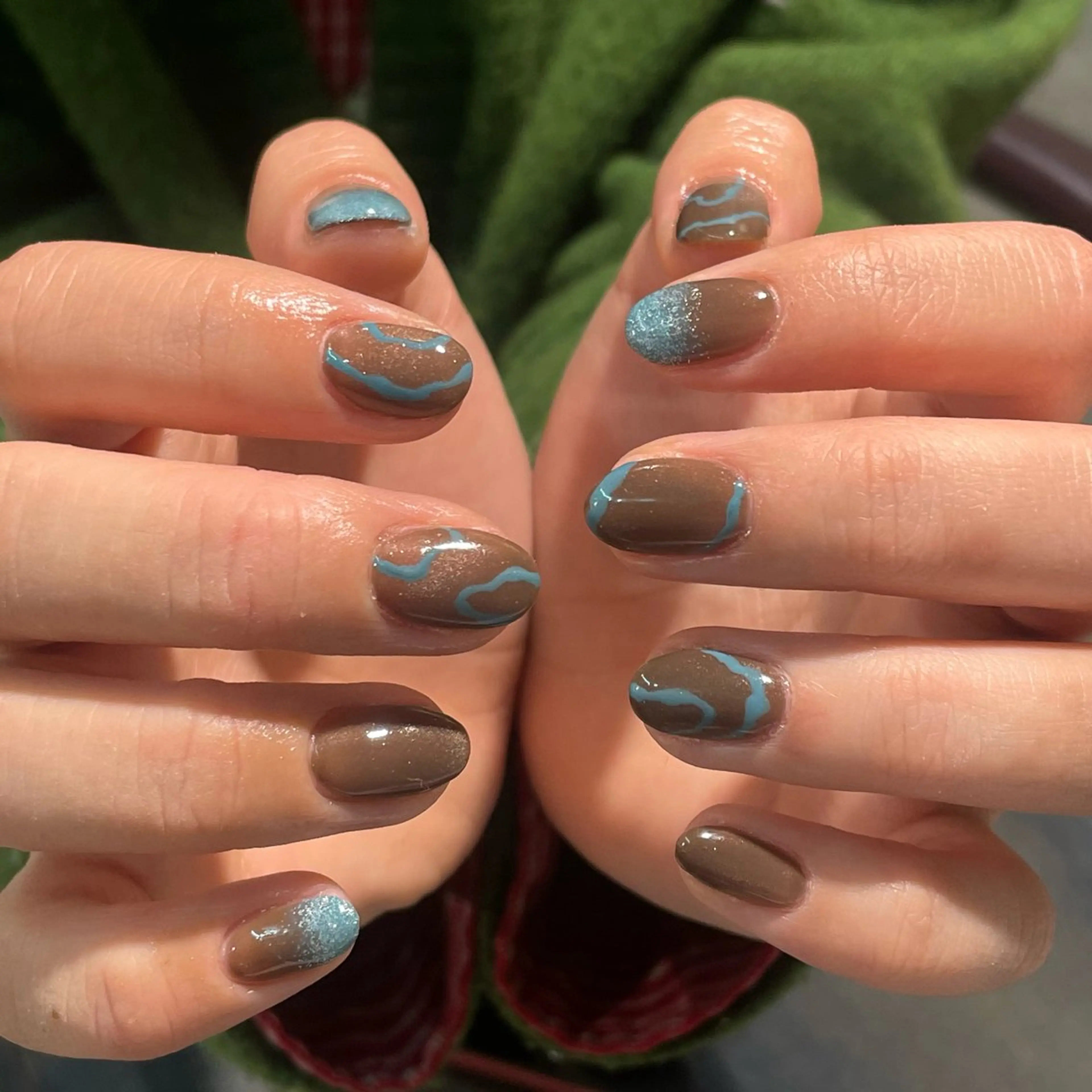 ネイル 艶ｶﾗｰ･:*個性派 ﾈｲﾙ🦋mire-のネイルデザイン