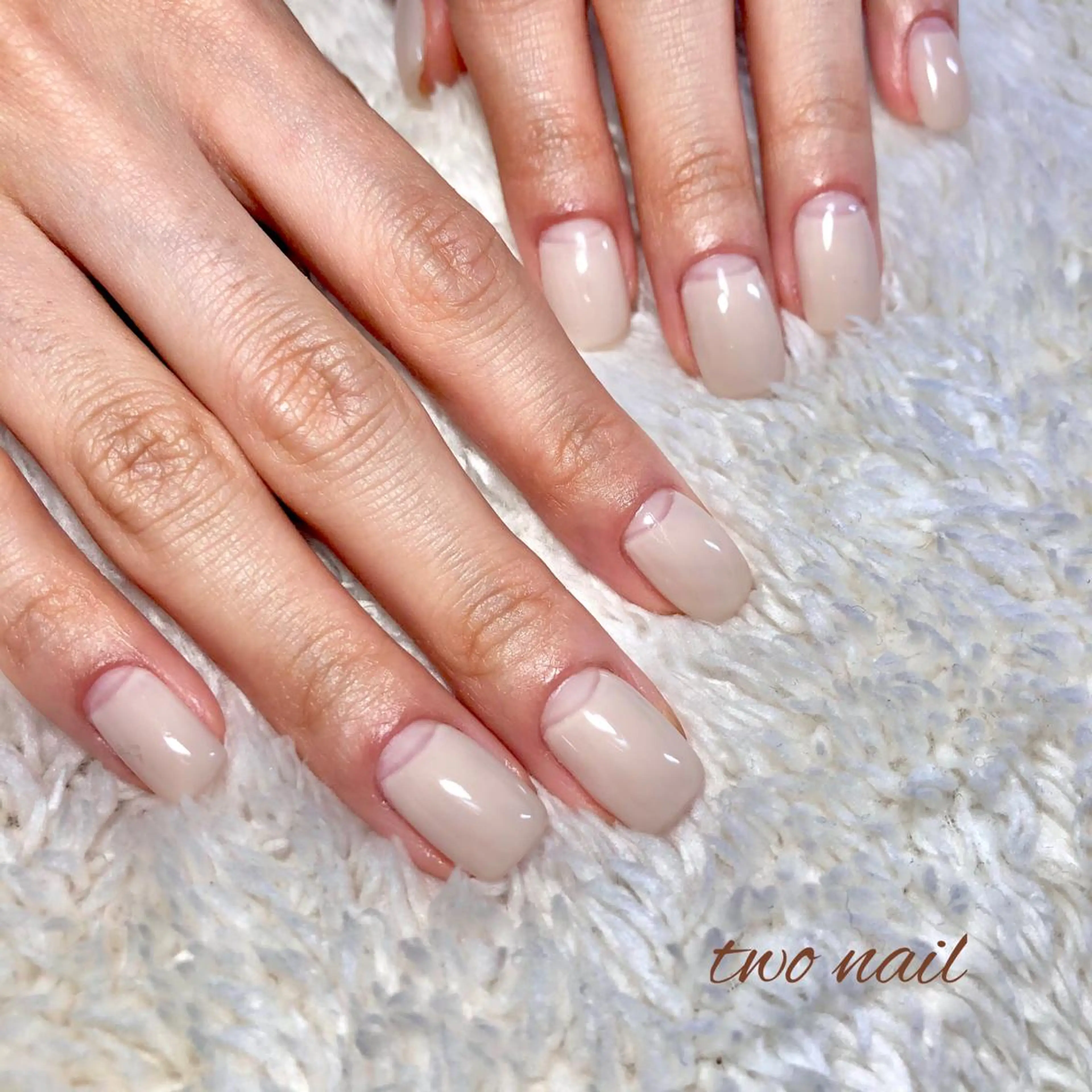 ネイル アートネイル フットネイル ハート ニュアンスネイル two nailのネイルデザイン