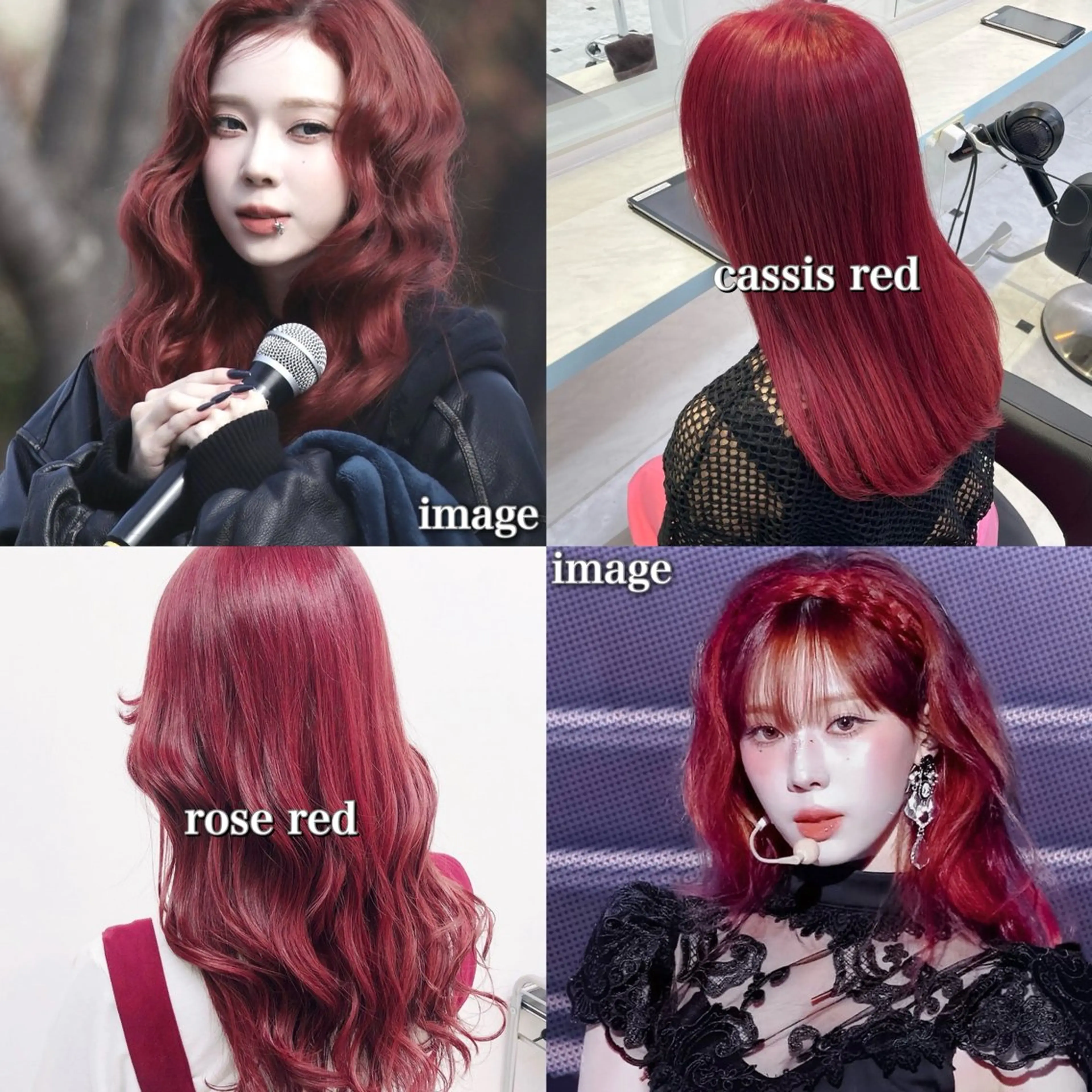 セミロング カラー ブリーチ ボルドーカラー ブラウンカラー カシス デザインカラー ヘアカラー トリートメント ケアブリーチ/ 髪質改善/上質艶髪のヘアスタイル