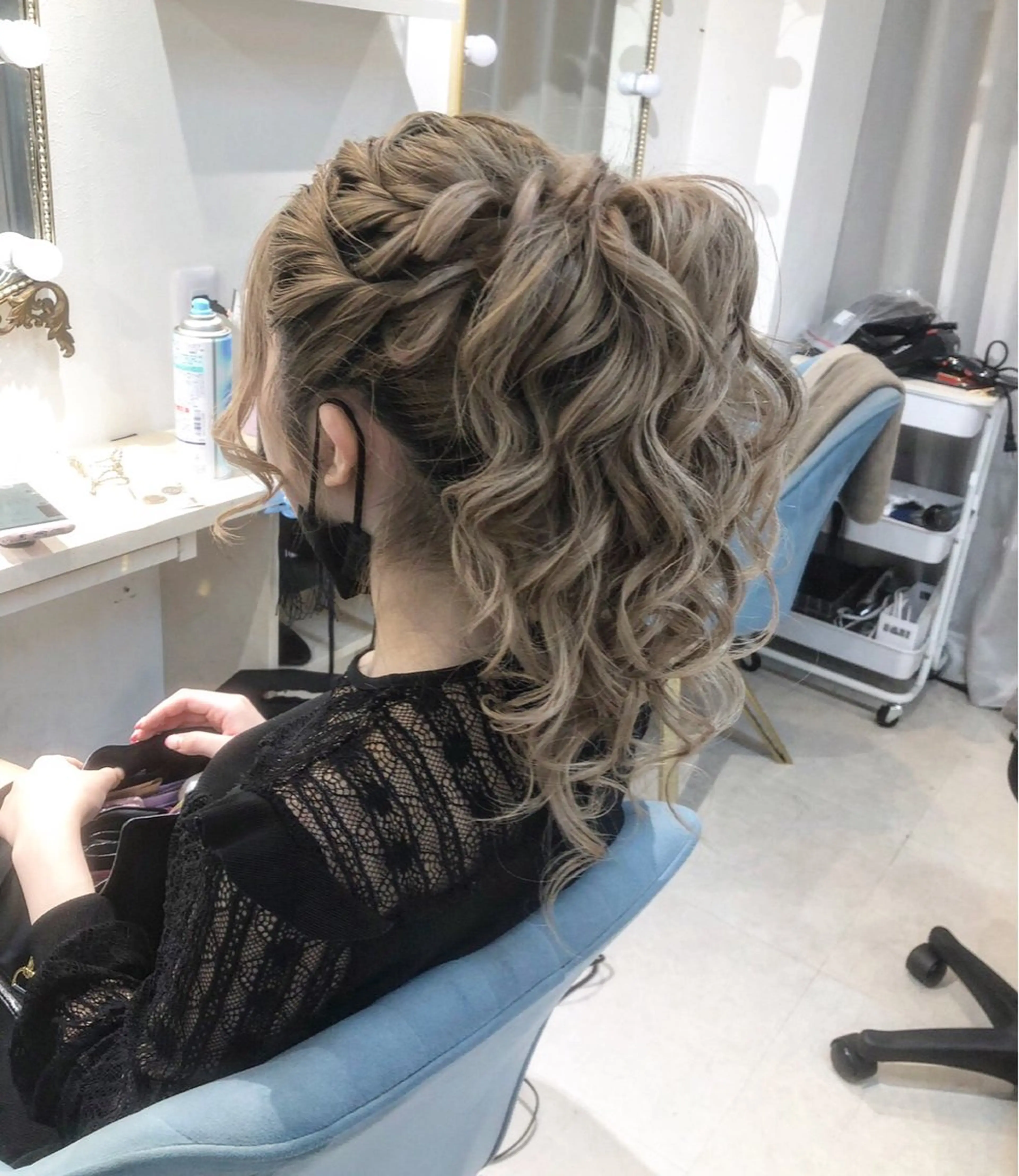 【土日祝限定】通常ヘアセット（結婚式、推し活、デート、お仕事用など！）の写真