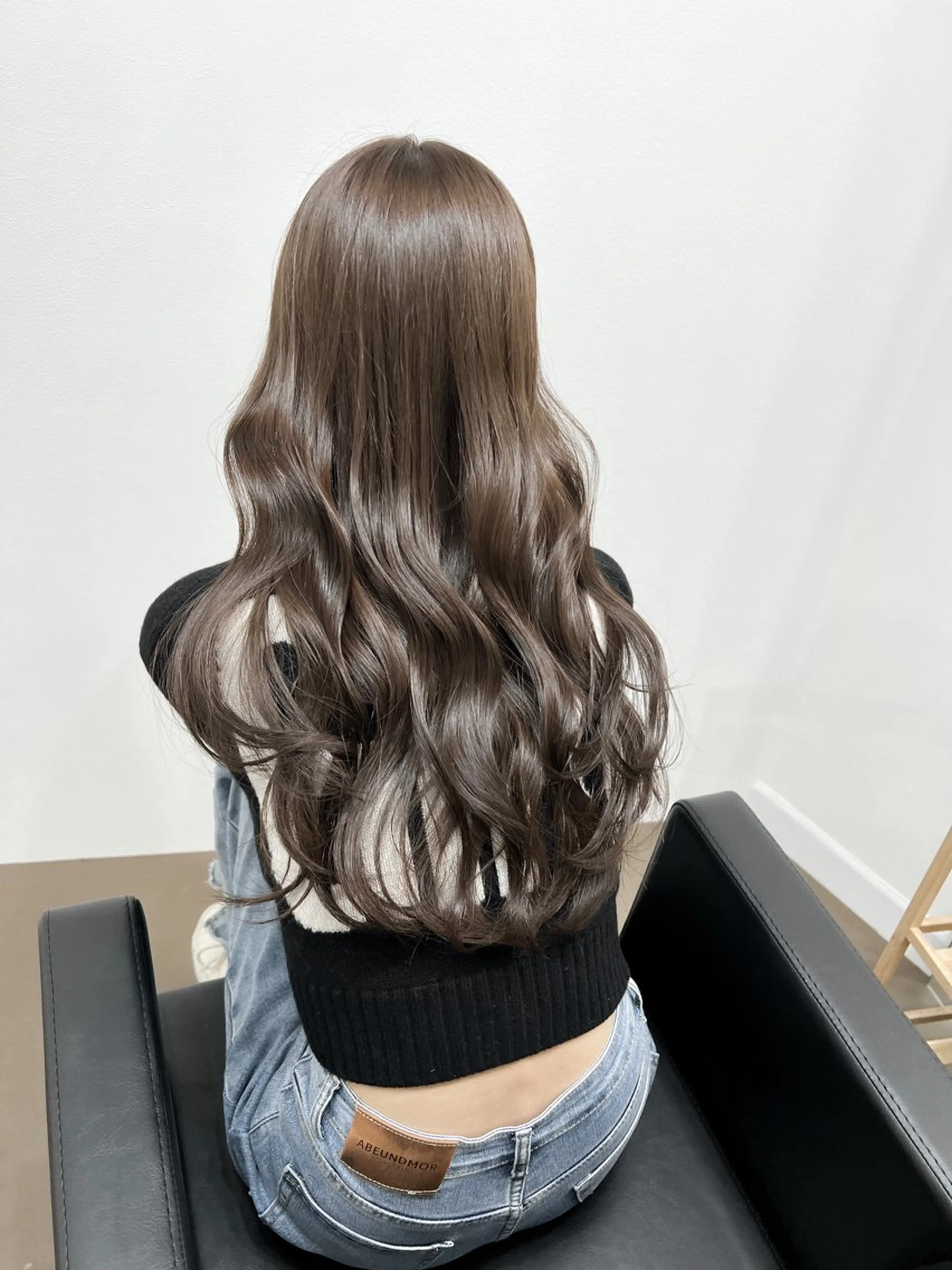 ロング カラー ブリーチ 透明感カラー ダブルカラー ブリーチなしカラー 韓国風ヘア 神戸ボブ✂️ ioe三宮/田 伸佳のヘアスタイル