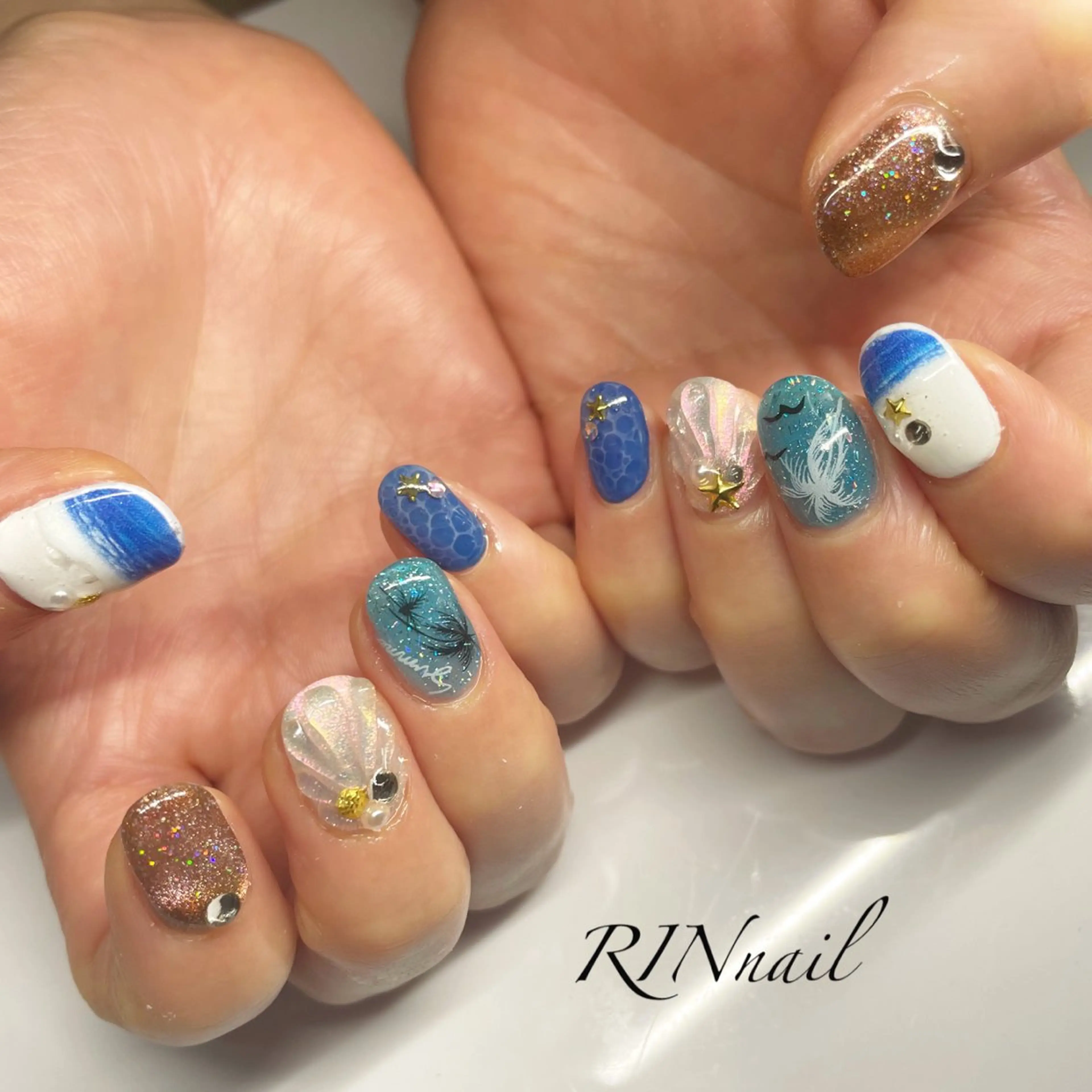 ネイル ハンドネイル ハンドケア RIN HOMEnailのネイルデザイン
