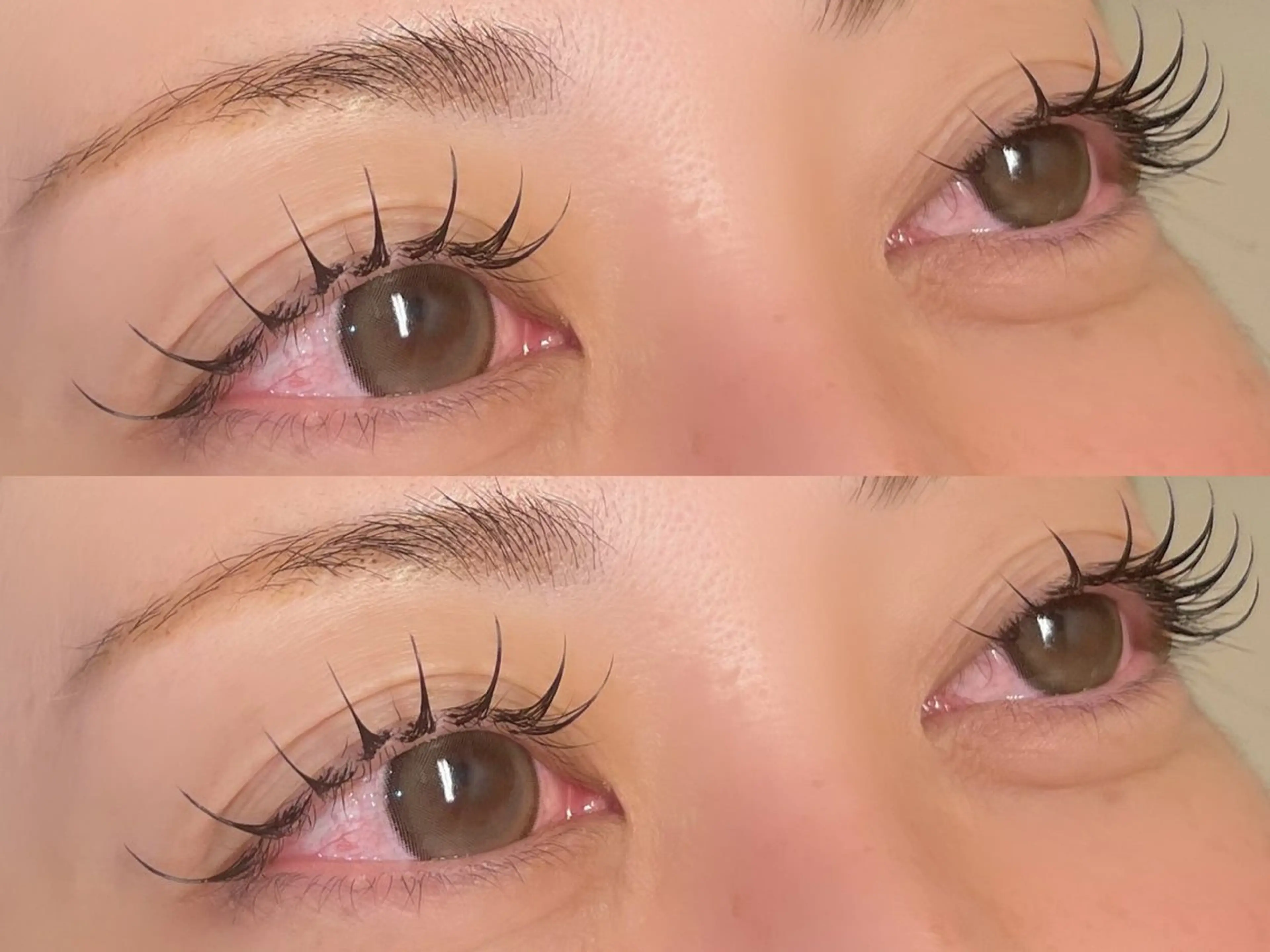 【🩵カッチリ束感仕上げ🩵】フラットラッシュ120本+コーティング剤セット¥10900→¥10200の写真