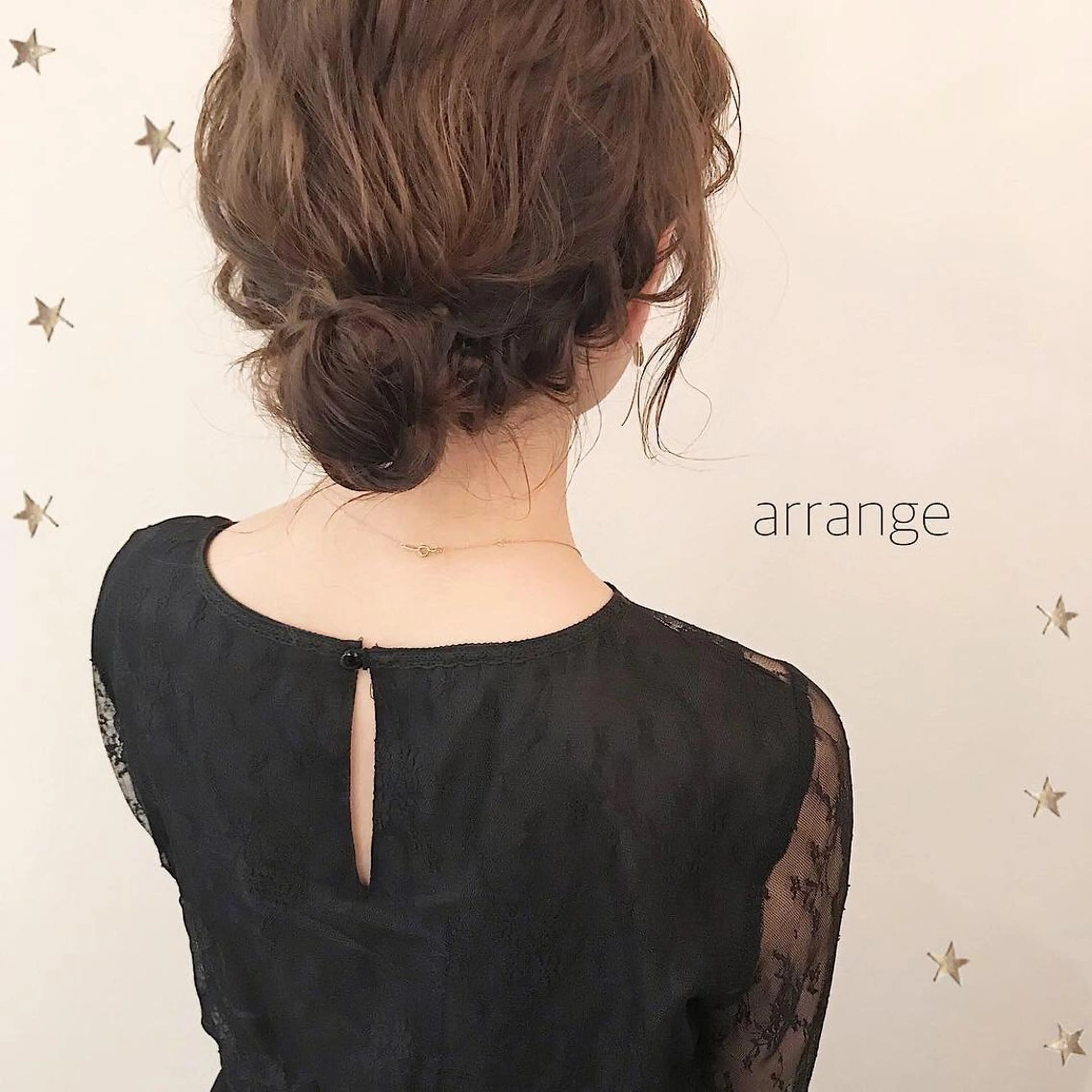 ミディアム ヘアアレンジ 市川 千夏のヘアスタイル