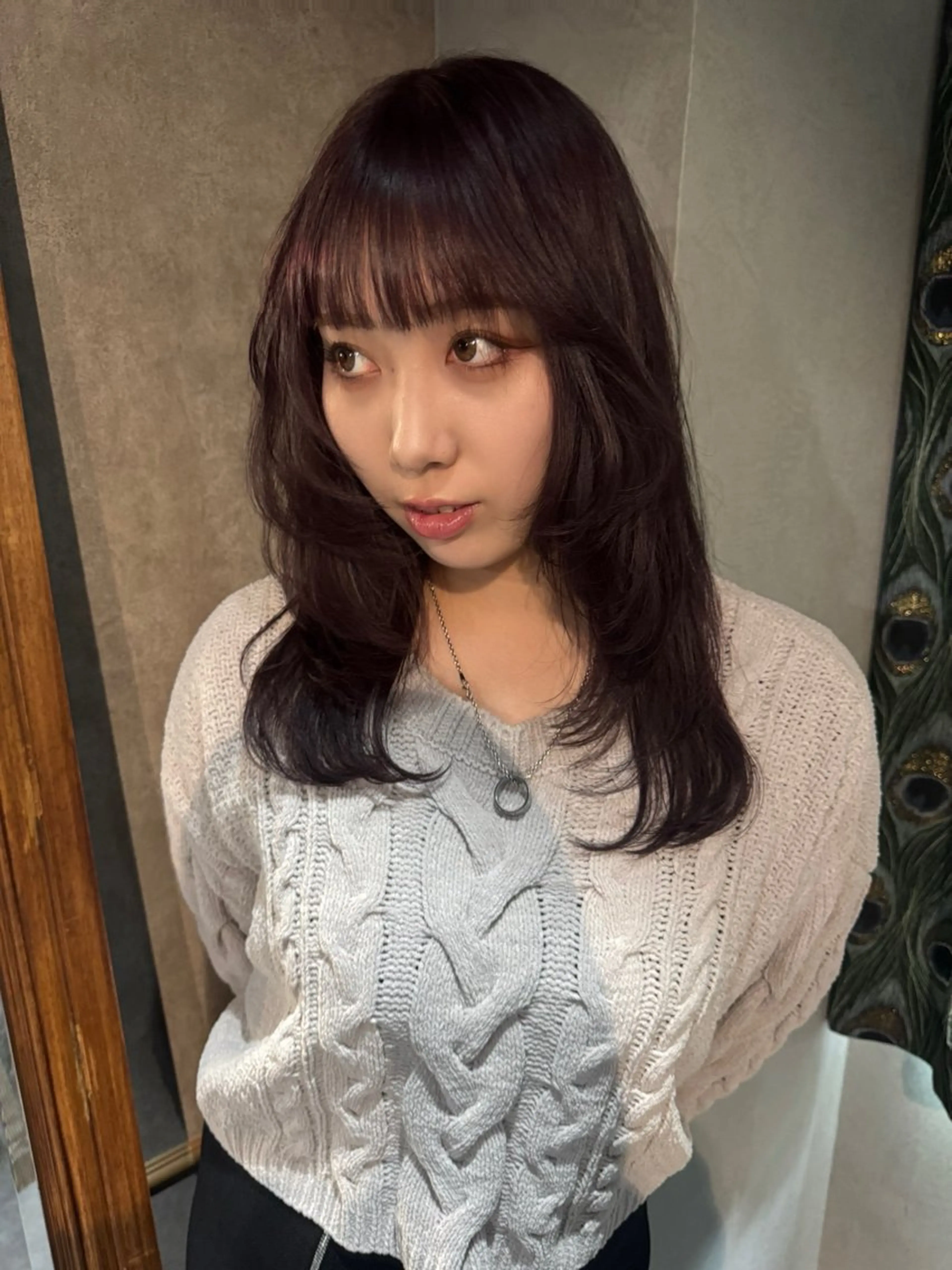 ミディアム パーマ ヘアアレンジ メンズ カット ヘアカラー トリートメント 心斎橋美容室 Junのヘアスタイル