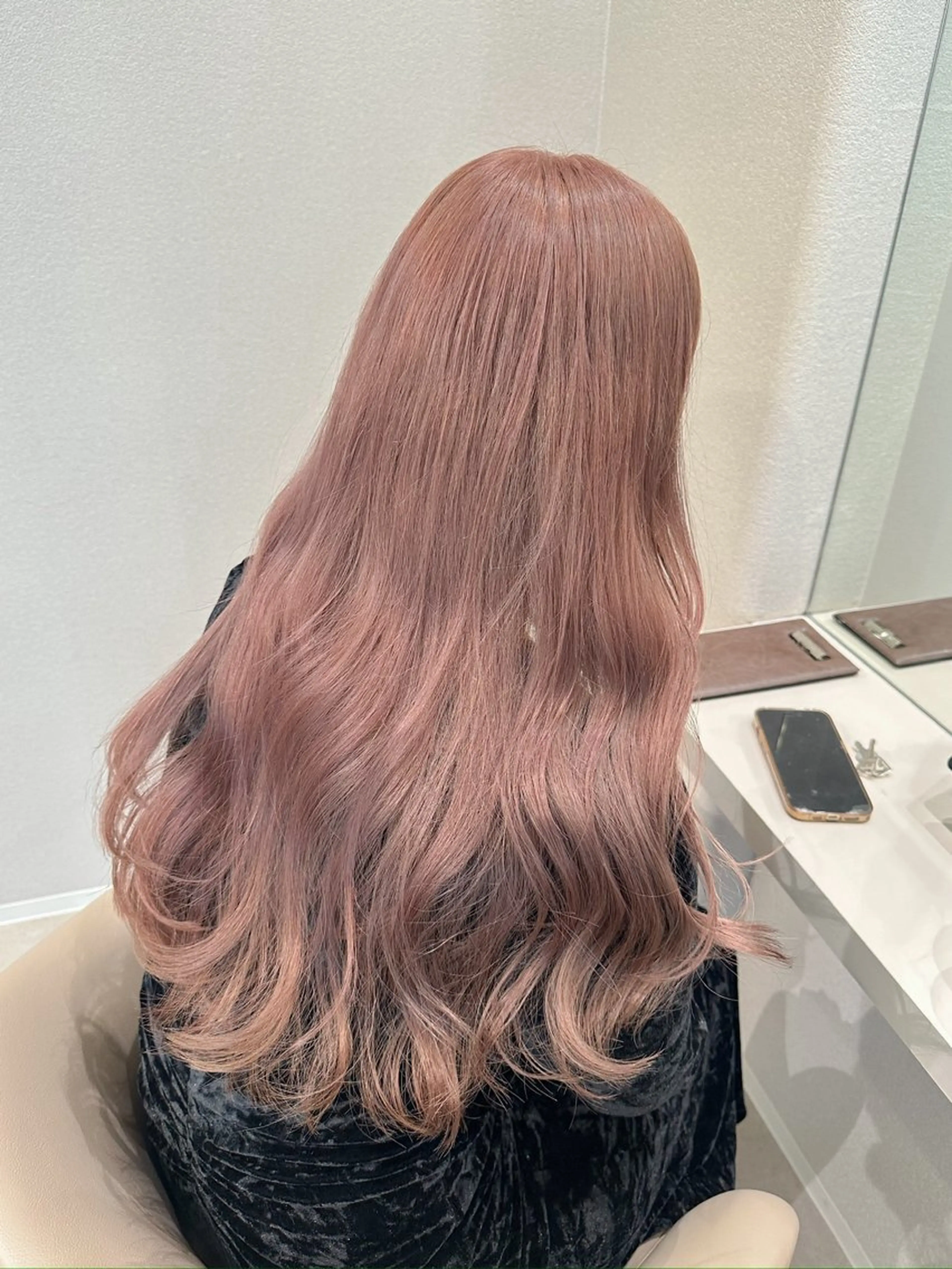 セミロング カラー 色素薄めカラー o___mioのヘアスタイル