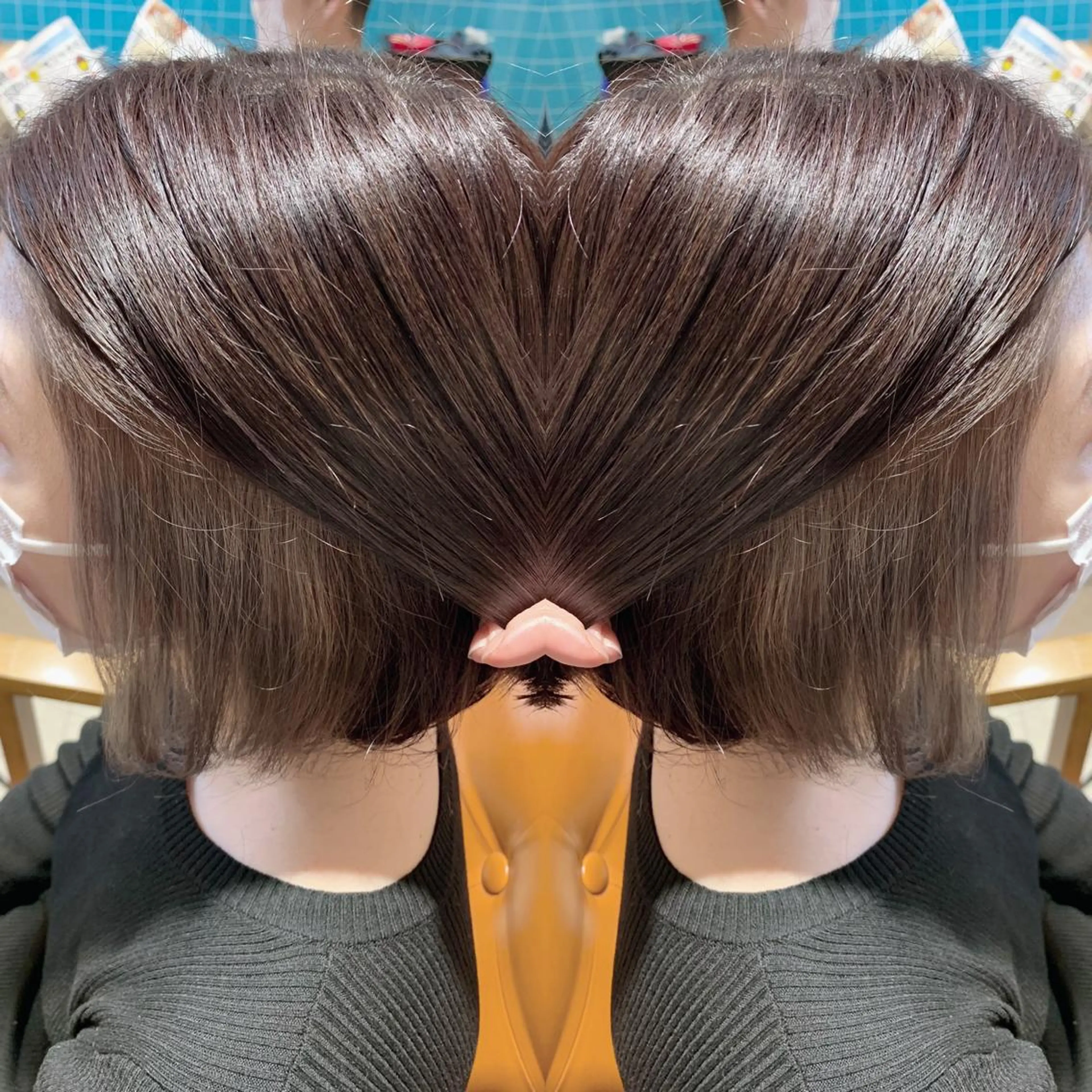 ショート カラー グレージュ 韓国🇰🇷 ✂︎hair 内田愛のヘアスタイル