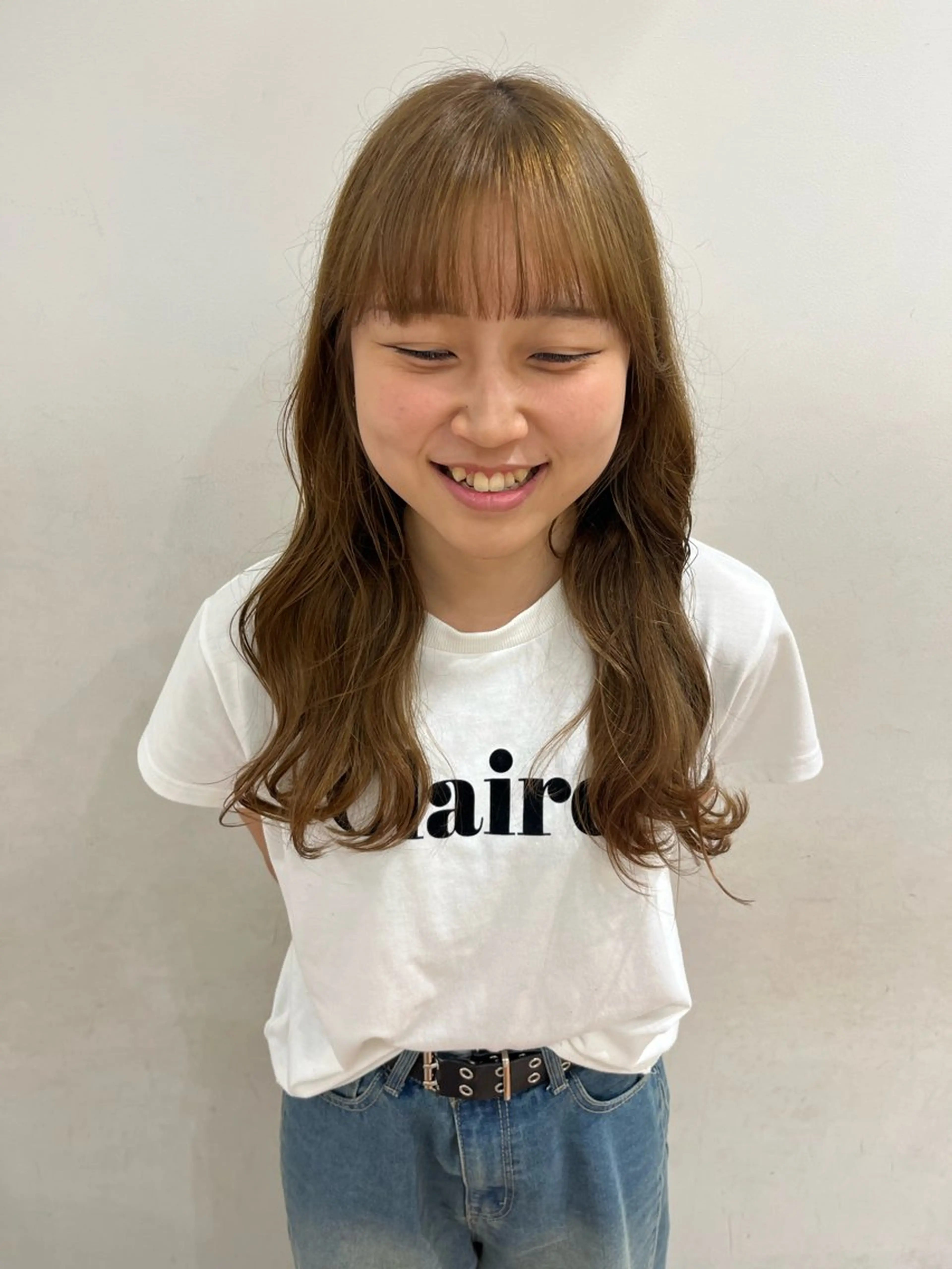 ロング 荒川 三希のヘアスタイル