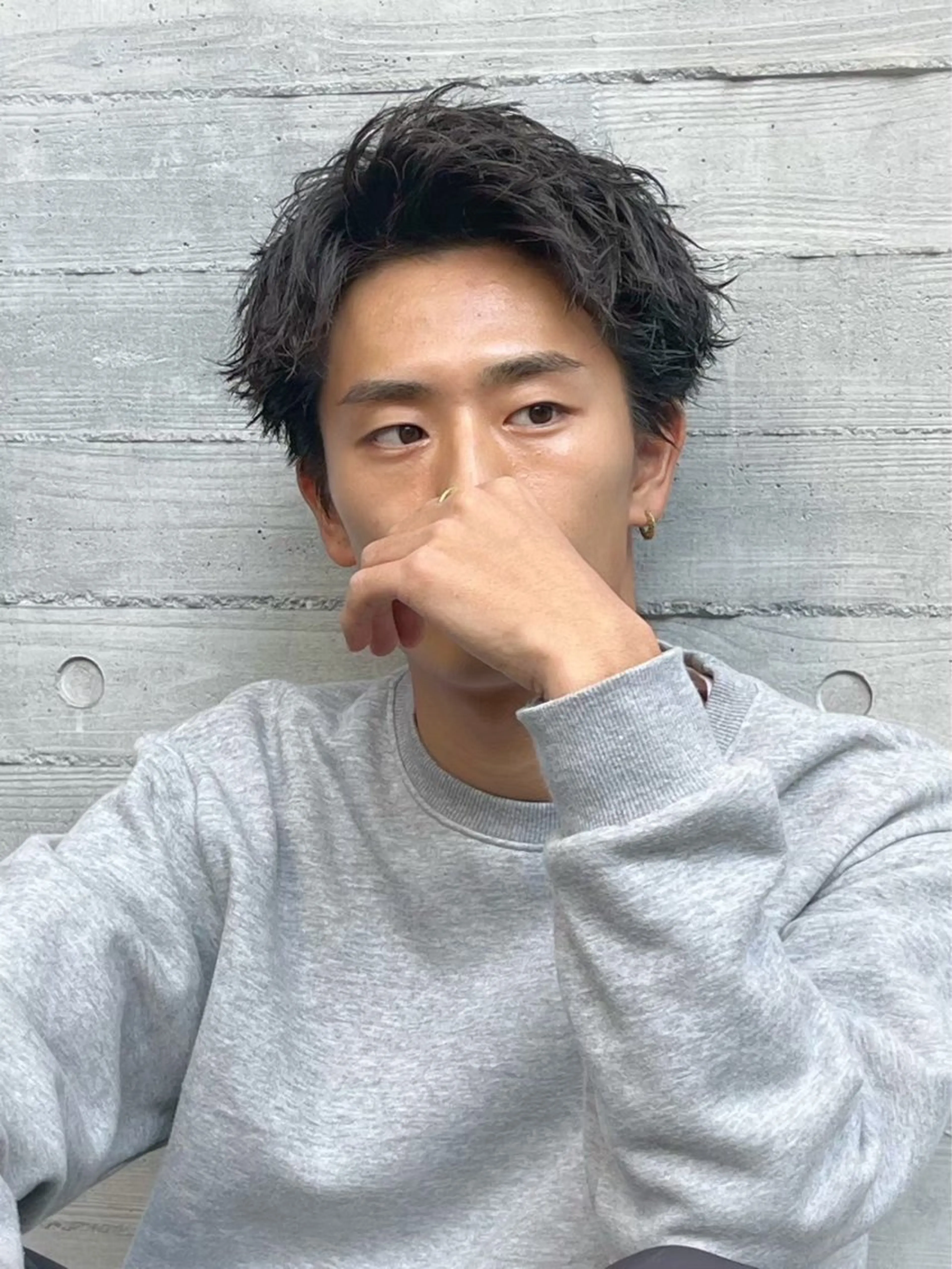 ショート メンズ スパイキーショート 刈り上げ ショートヘア ✨流行りカラー✨賀数 一郎のヘアスタイル