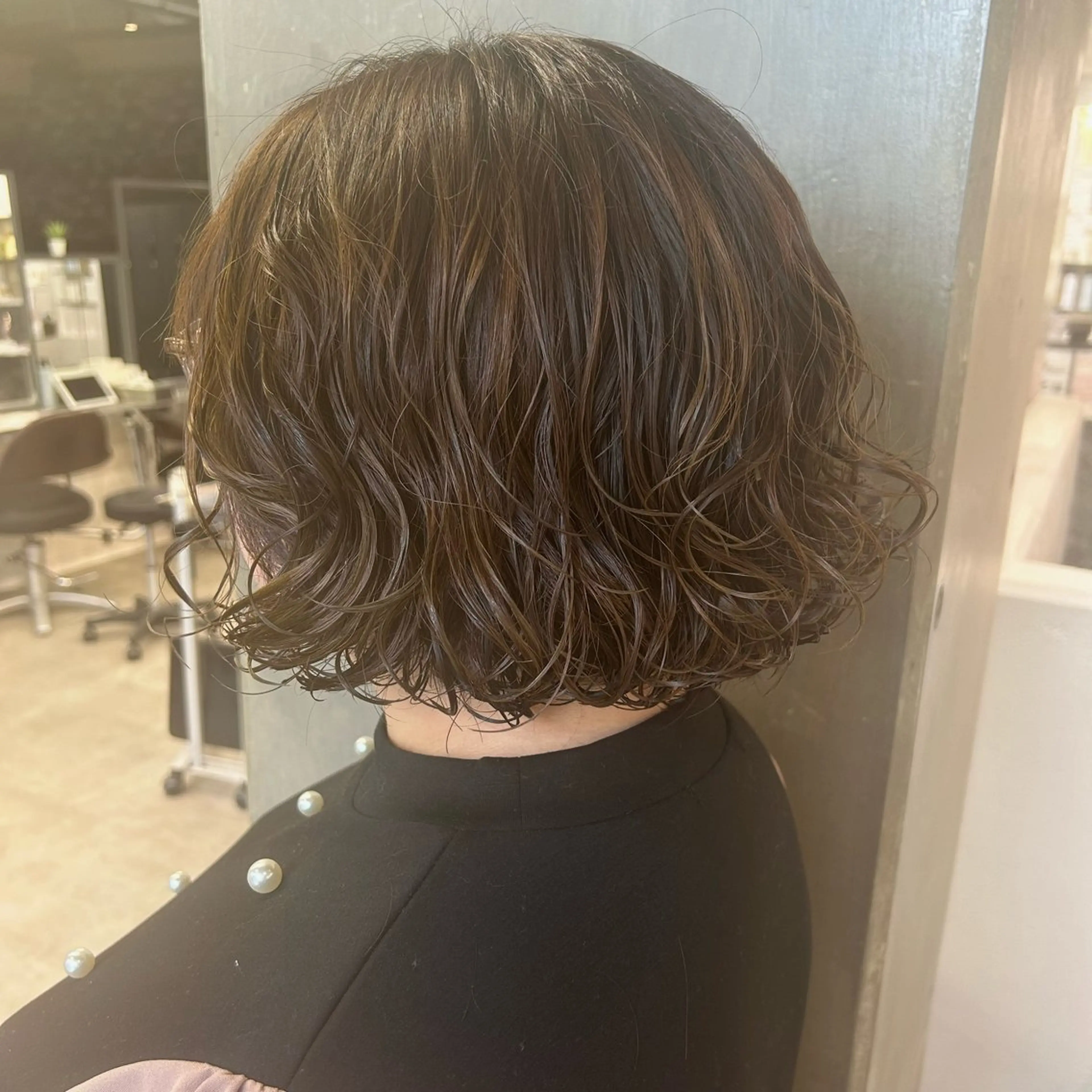 ショート カラー パーマ ボブ カット パーマ トリートメント 透明感カラー🫧 /有野ひかりのヘアスタイル