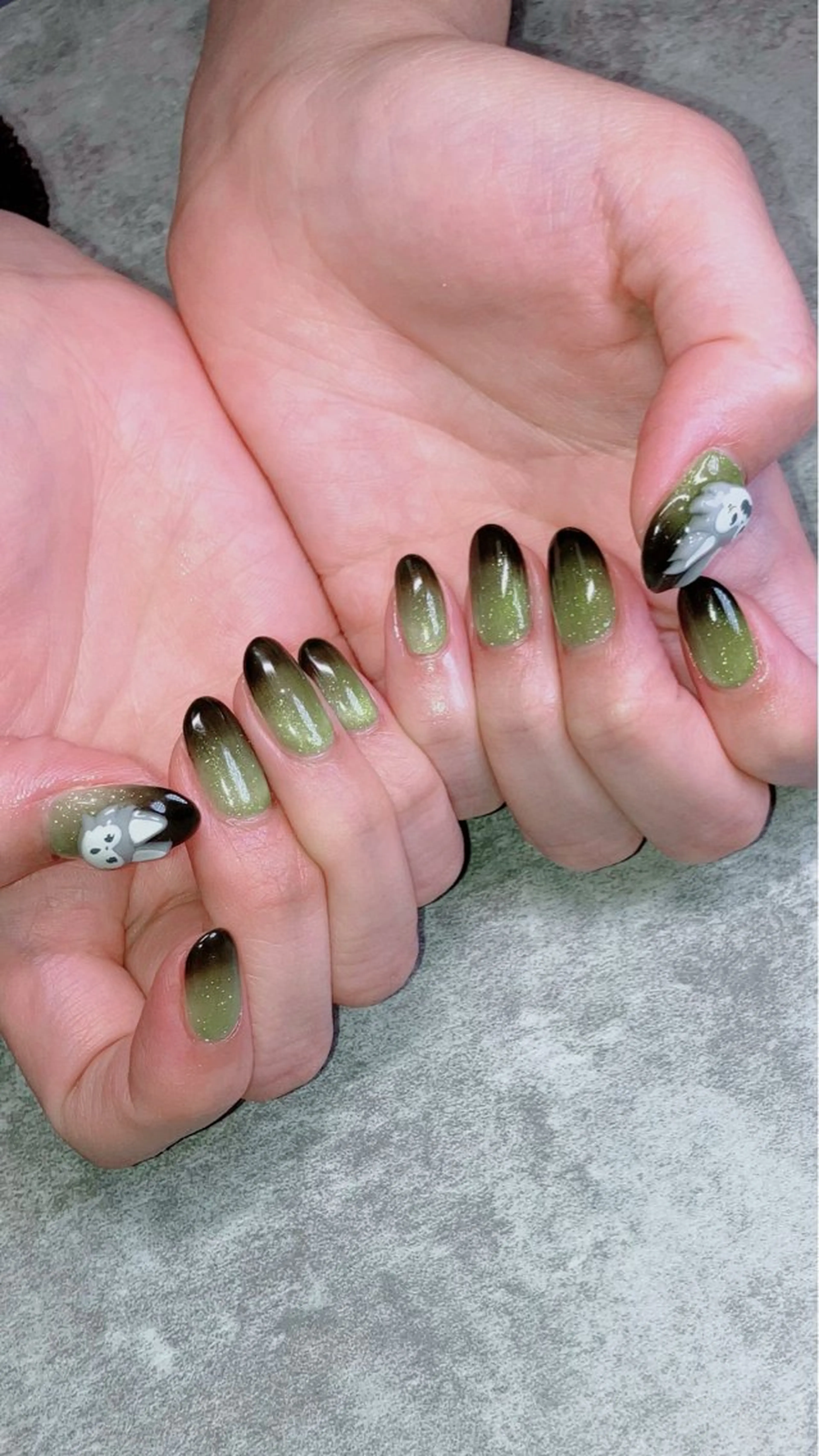 ネイル ハンドネイル ハンドケア haleyume所属・shino🌟 痛ネイルのネイルデザイン