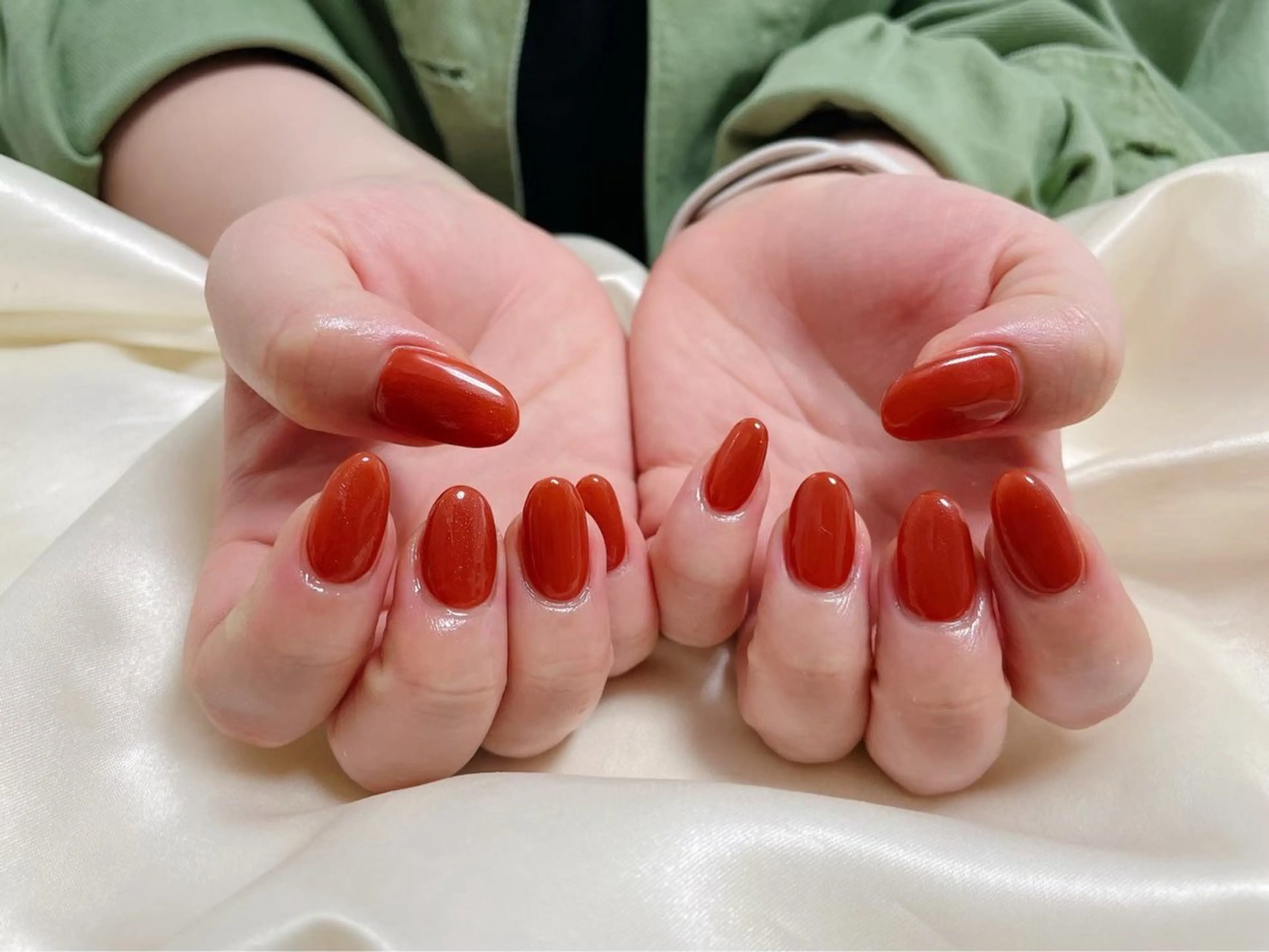 ネイル オーロラネイル ボルドー フットネイル フレンチネイル ジェルネイル ハンドネイル kikinail 溝の口のネイルデザイン