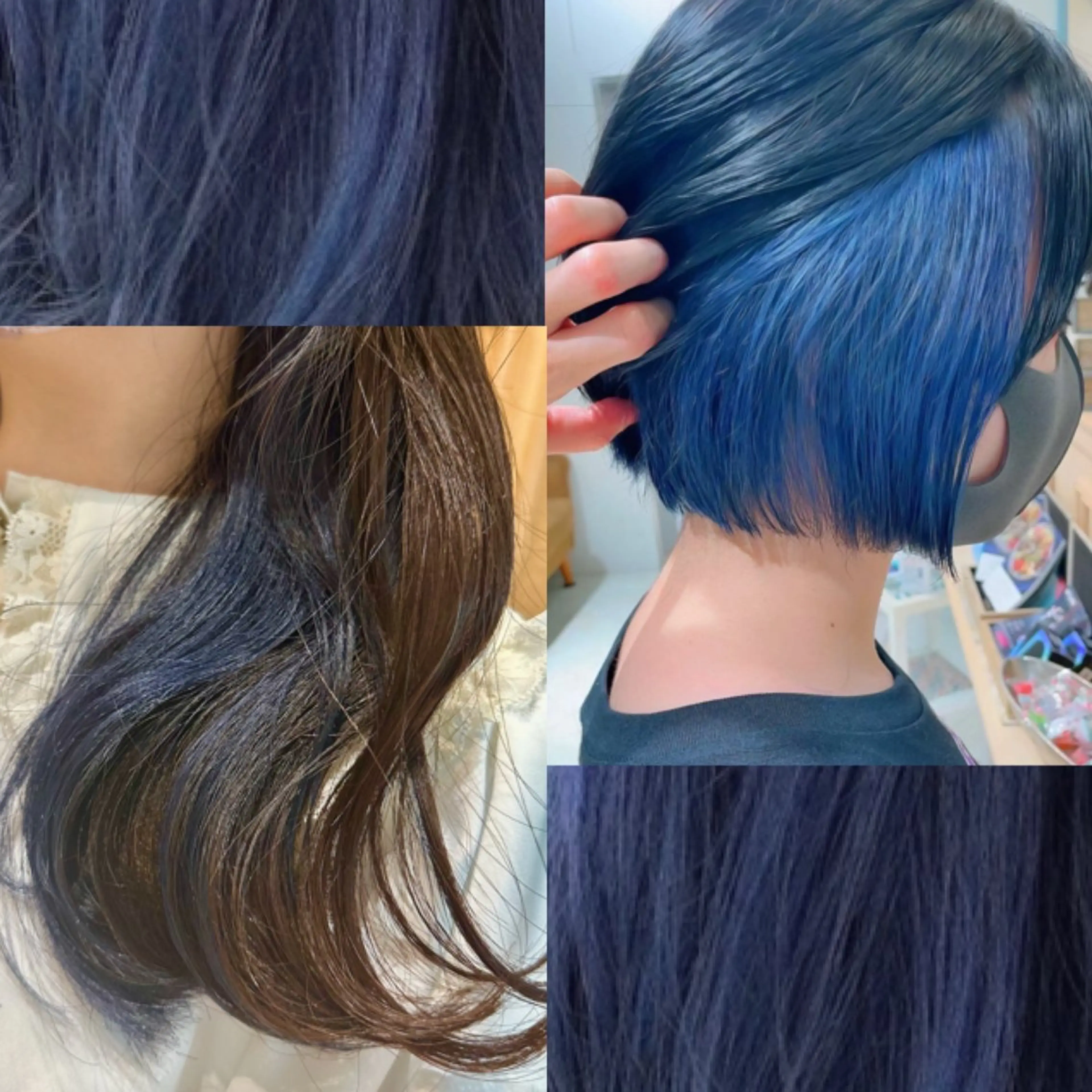 カラー ブリーチ ダブルカラー イヤリングカラー ハイライトカラー インナーカラー 渡辺 麻衣のヘアスタイル