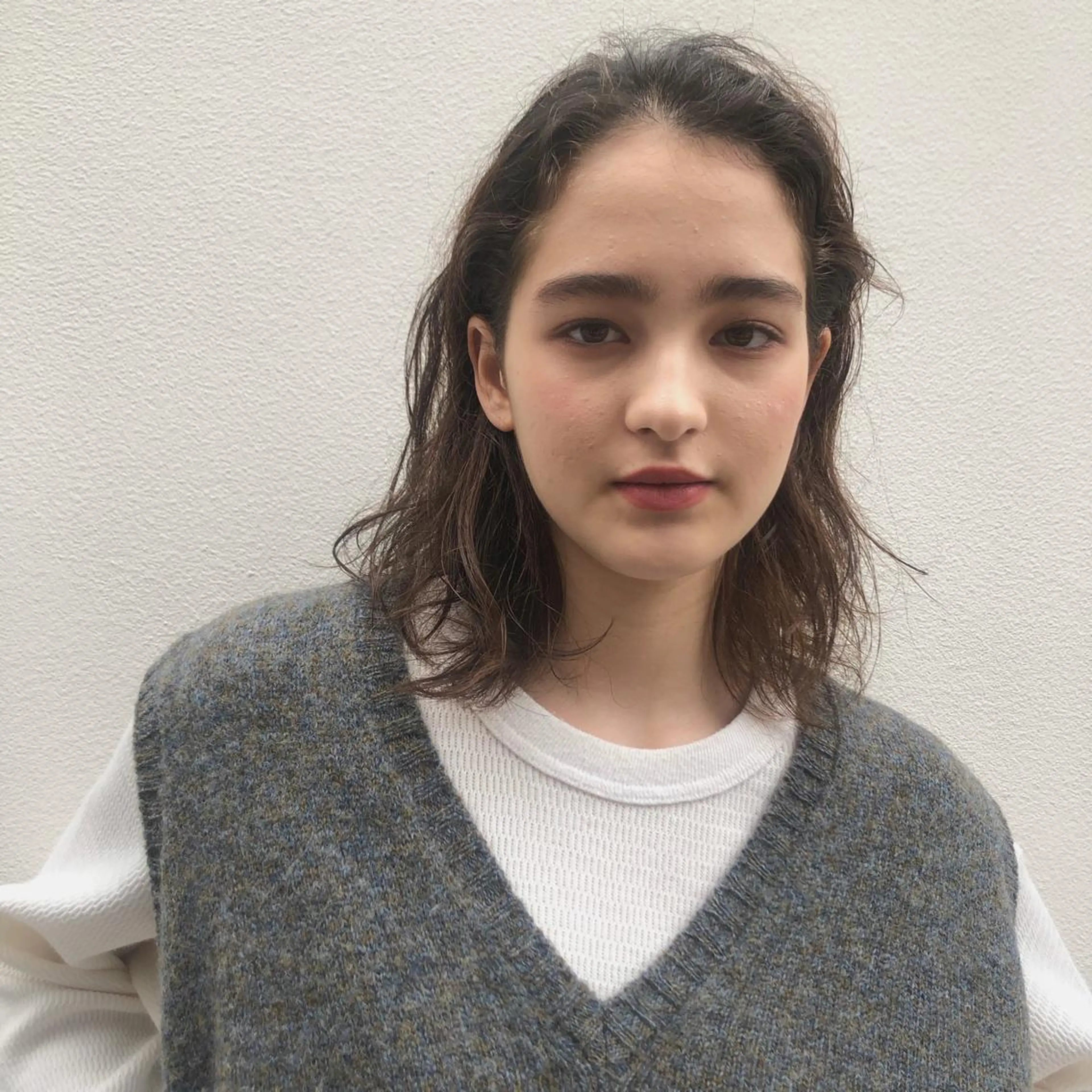 ミディアム パーマ パーマ/透明感カラー /ボブ/吉田一生のヘアスタイル