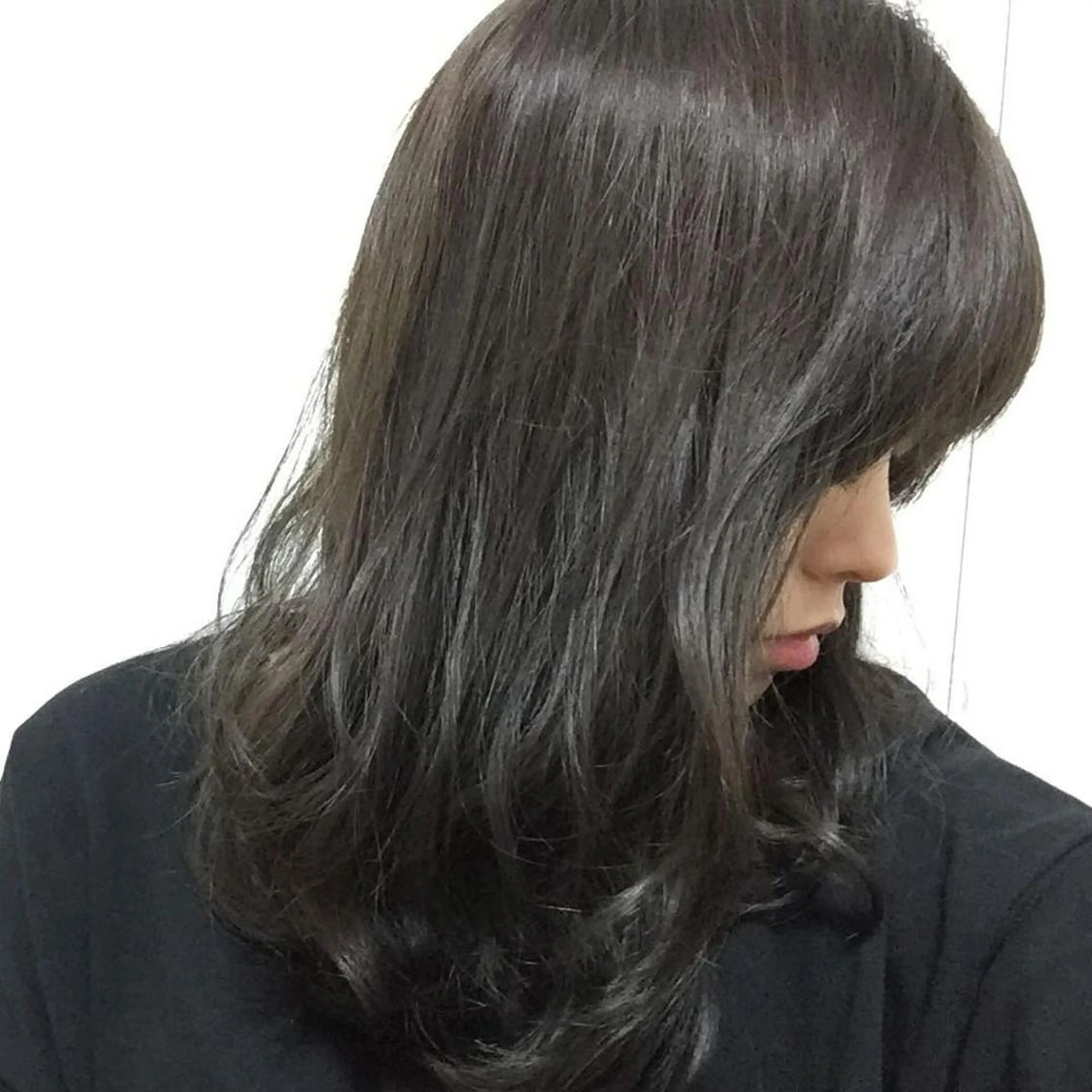 ミディアム パーマ カット パーマ トリートメント Stellar 髪質改善ステラのヘアスタイル