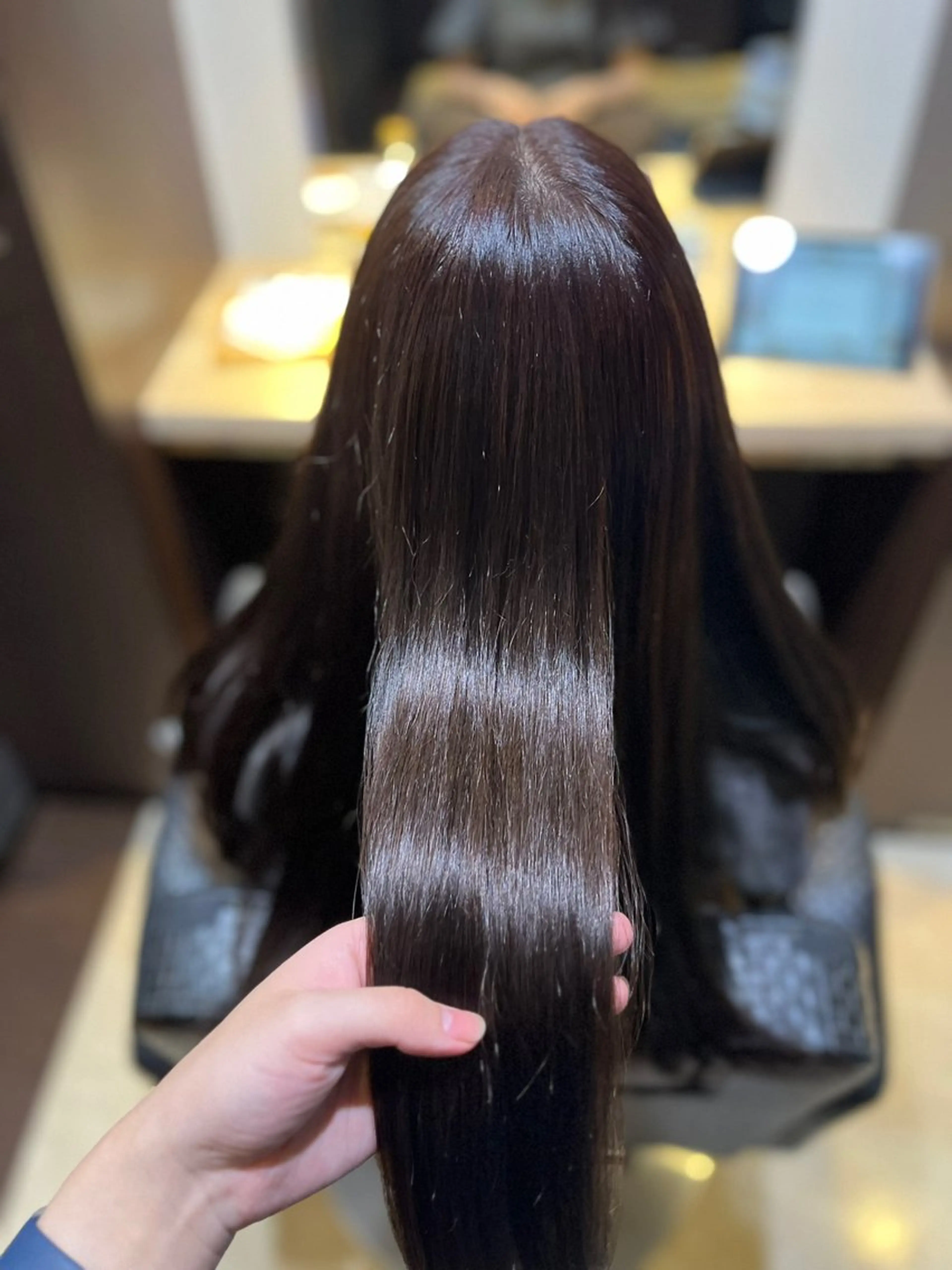 ロング カラー ブラウンカラー トリートメント モデル募集中🌼 岩下陽万里のヘアスタイル