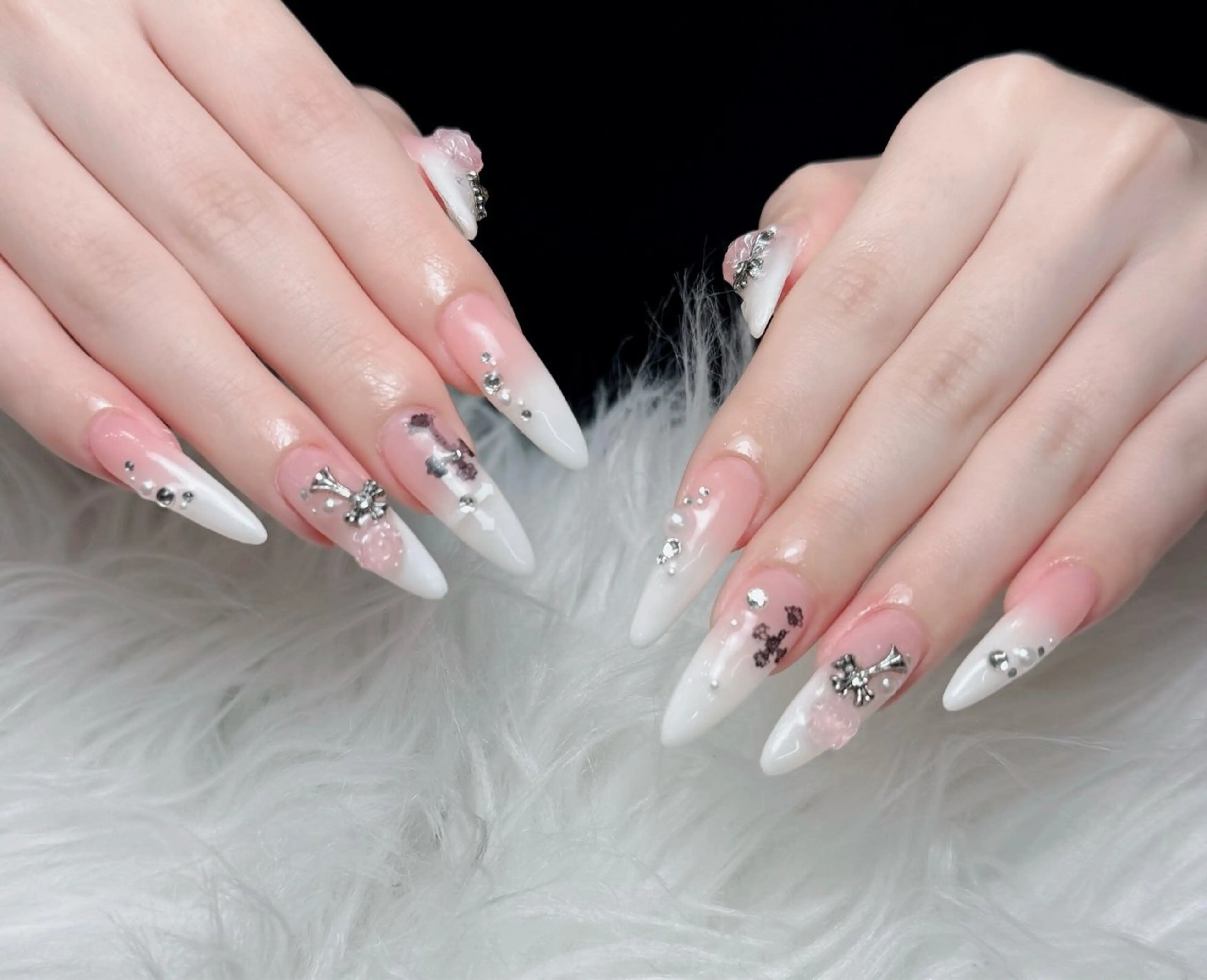 ネイル アートネイル 韓国ネイル 持ち込み ワンホンネイル ハンドネイル Lenie Nail Salonのネイルデザイン