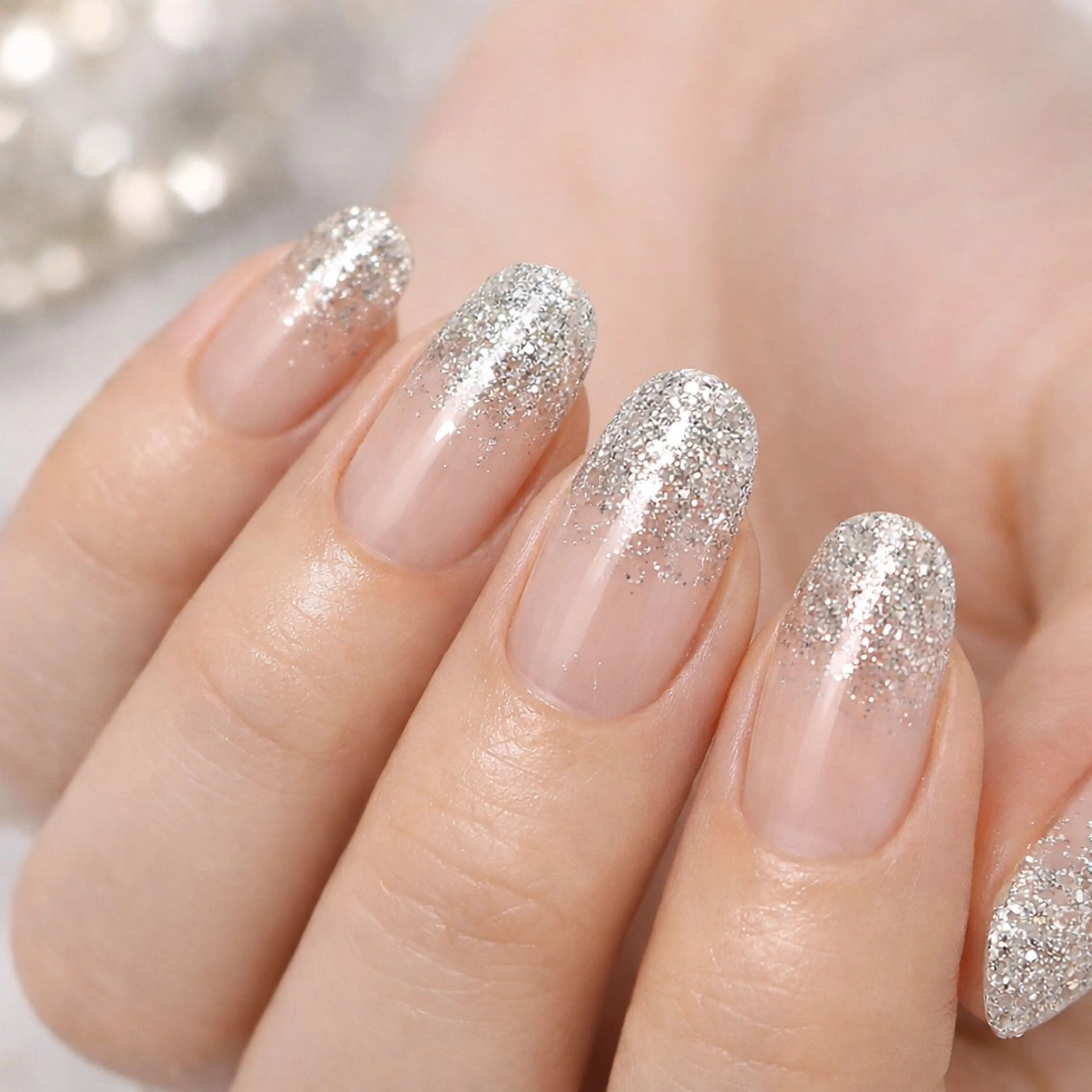 【15.16.18.19空き◎ハンド】ラメグラデーション💅🏻🩷の写真