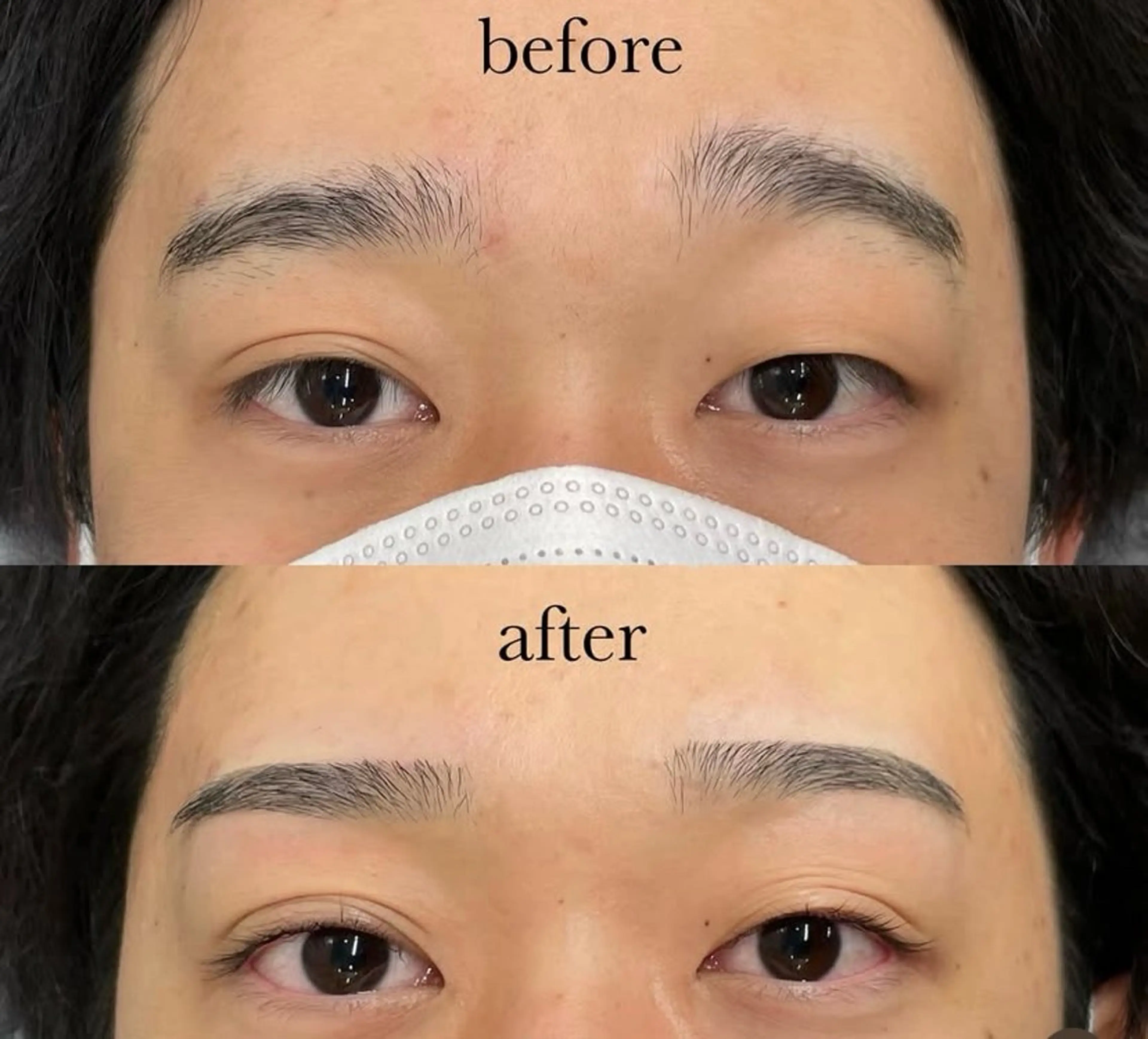 メンズ アイブロウ メンズアイブロウ 眉毛ワックス脱毛 新宿メンズ専門垢抜け 眉毛モデル無料🌸の眉毛・アイブロウイメージ